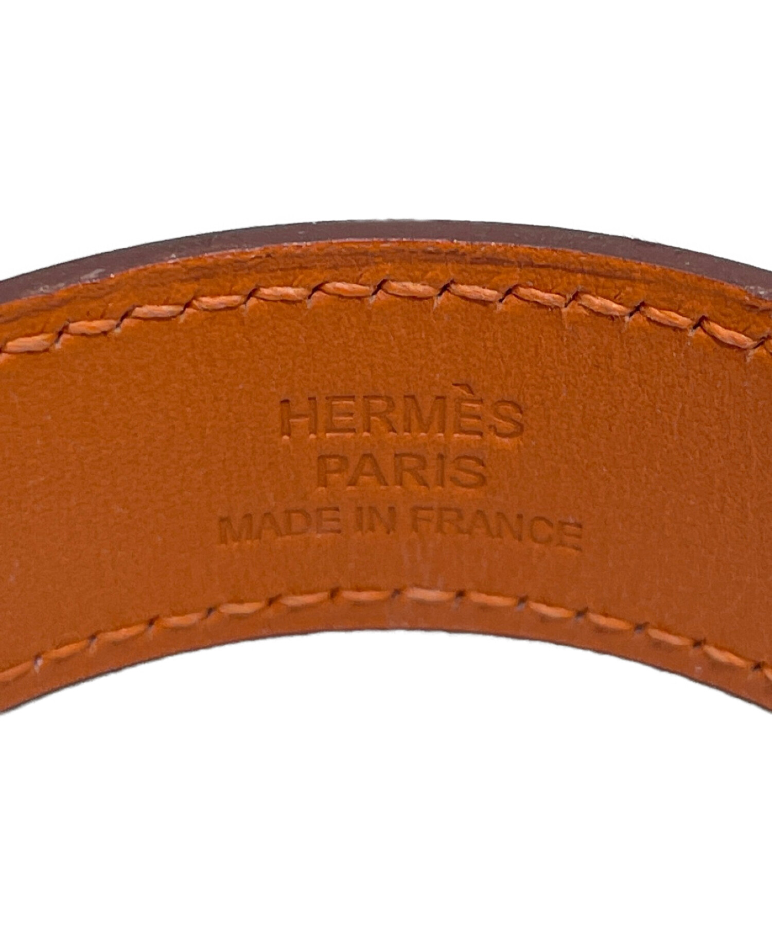 中古・古着通販】HERMES (エルメス) ナイト Hブレスレット オレンジ