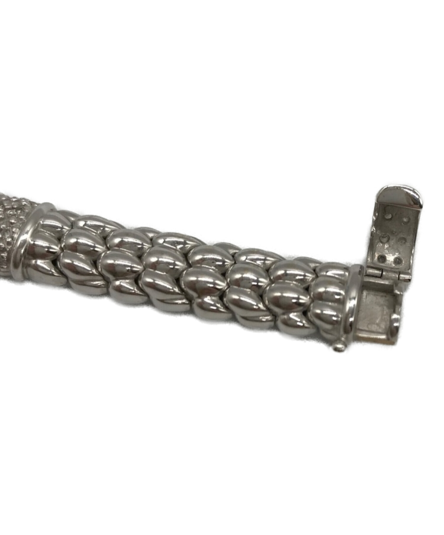 294【ノーブランド】ゲルマニウム　シルバー　K18 ダイヤモンド　ブレスレット 294【ノーブランド】ゲルマニウム シルバー K18 ダイヤモンド