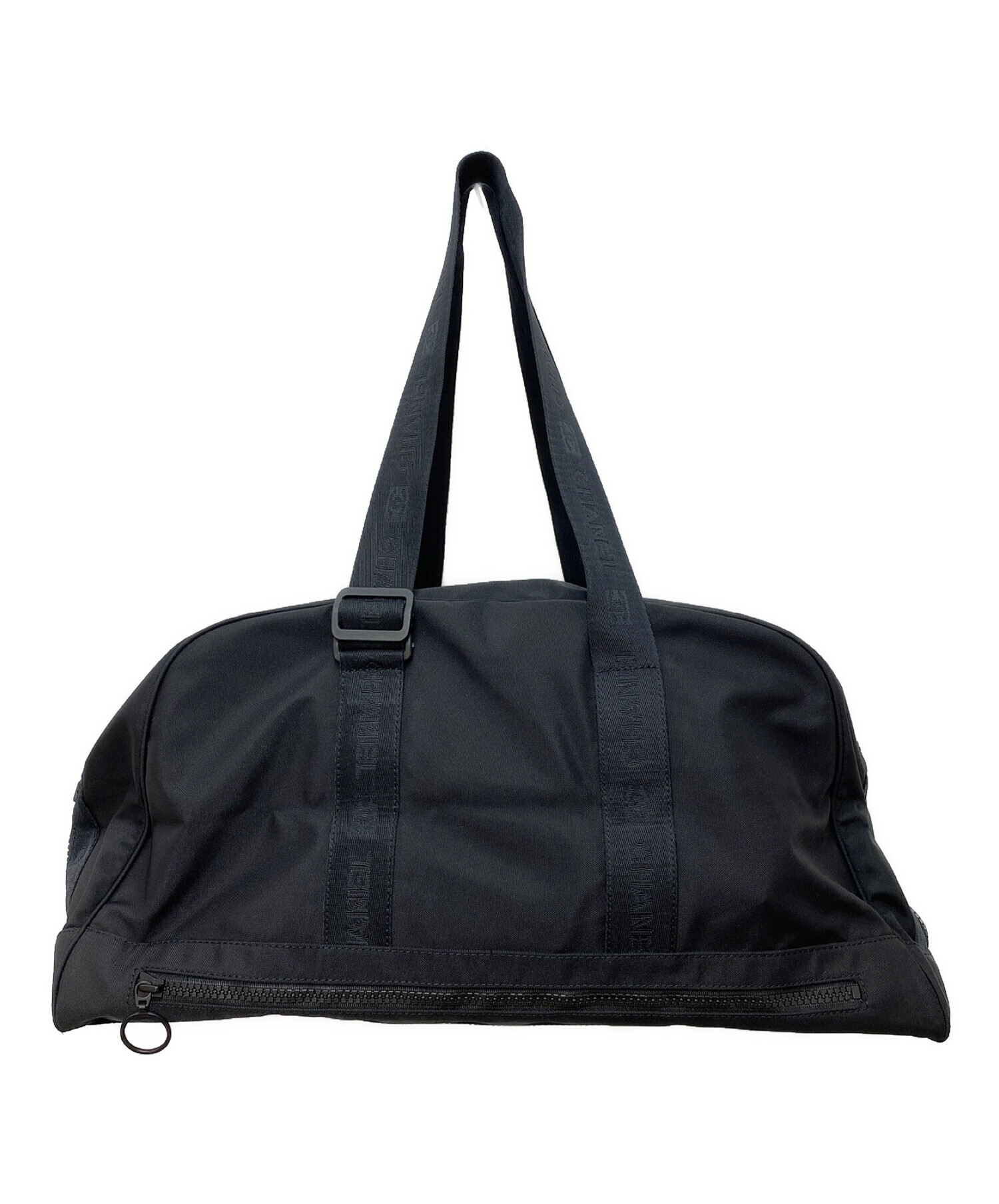中古・古着通販】CHANEL (シャネル) ボストンバッグ ブラック サイズ