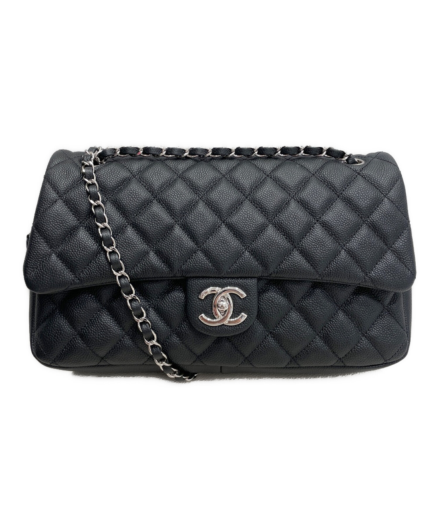 中古・古着通販】CHANEL (シャネル) シングルフラップマトラッセ