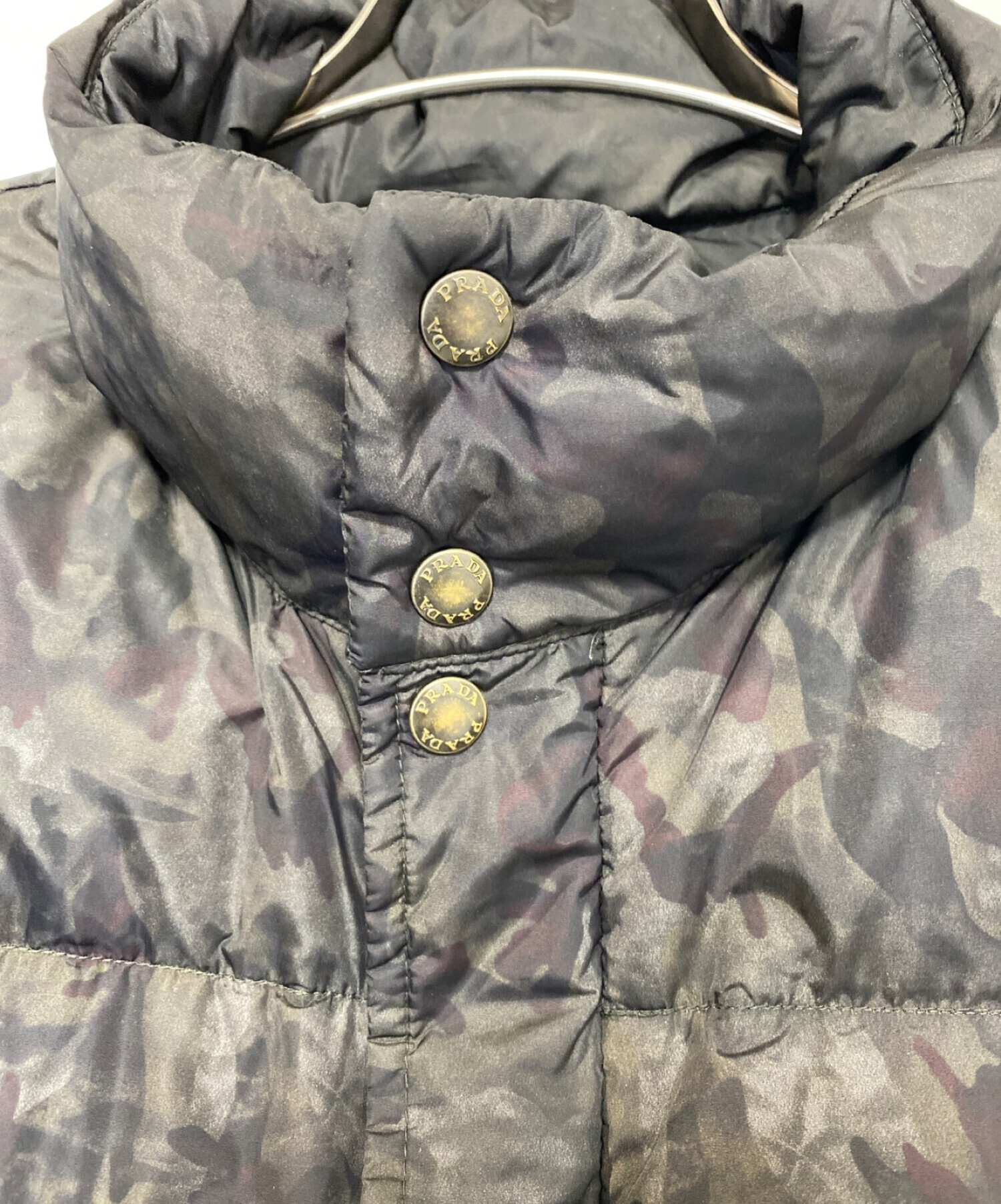 中古・古着通販】PRADA (プラダ) ダウンジャケット サイズ:46 中古・古着通販】PRADA (プラダ) ダウンジャケット サイズ:46