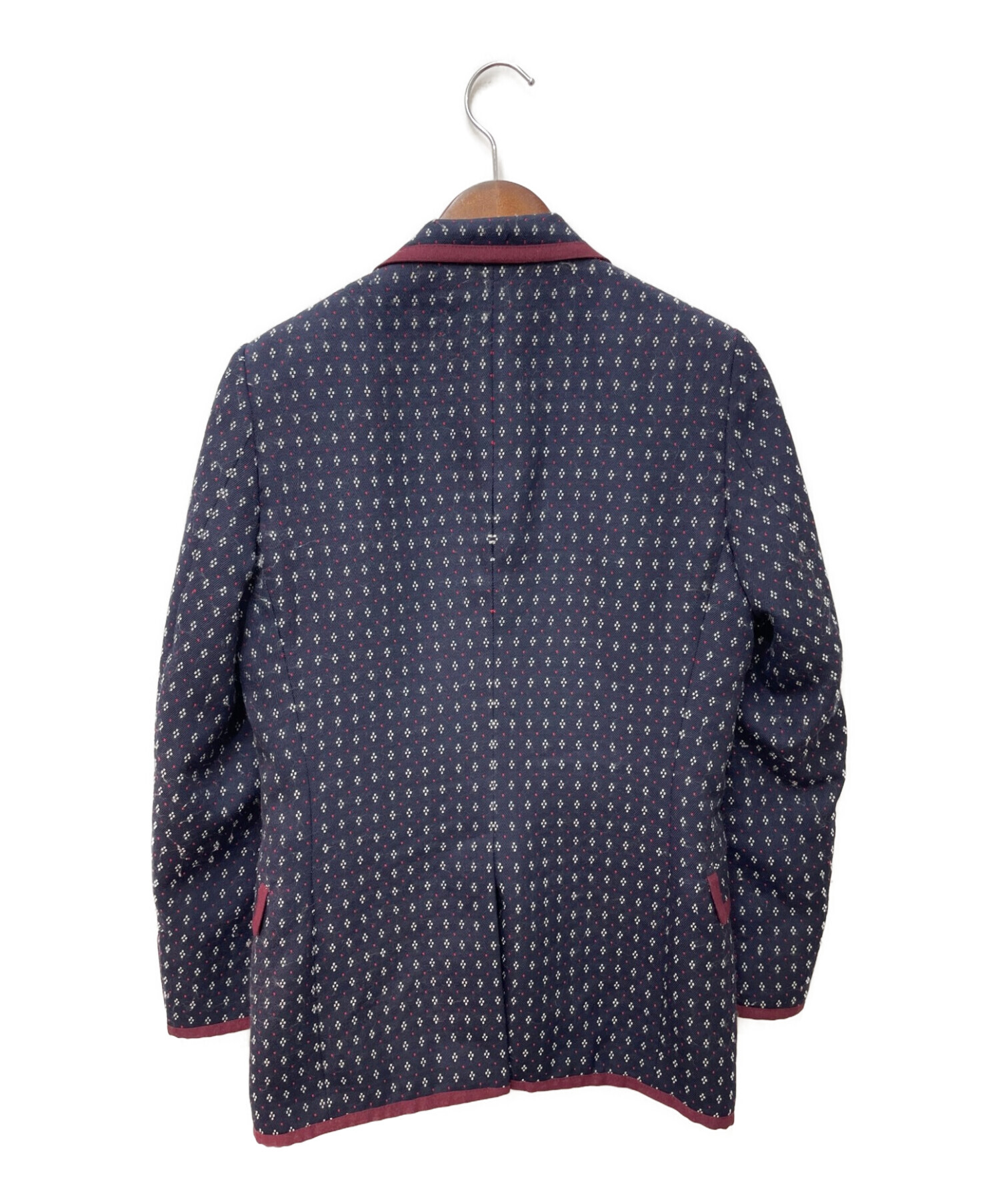 中古・古着通販】GUCCI (グッチ) セットアップスーツ ネイビー 