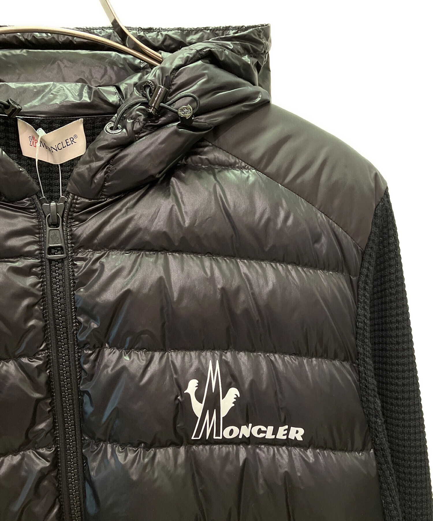 中古・古着通販】MONCLER (モンクレール) 切替ライトダウンジャケット 