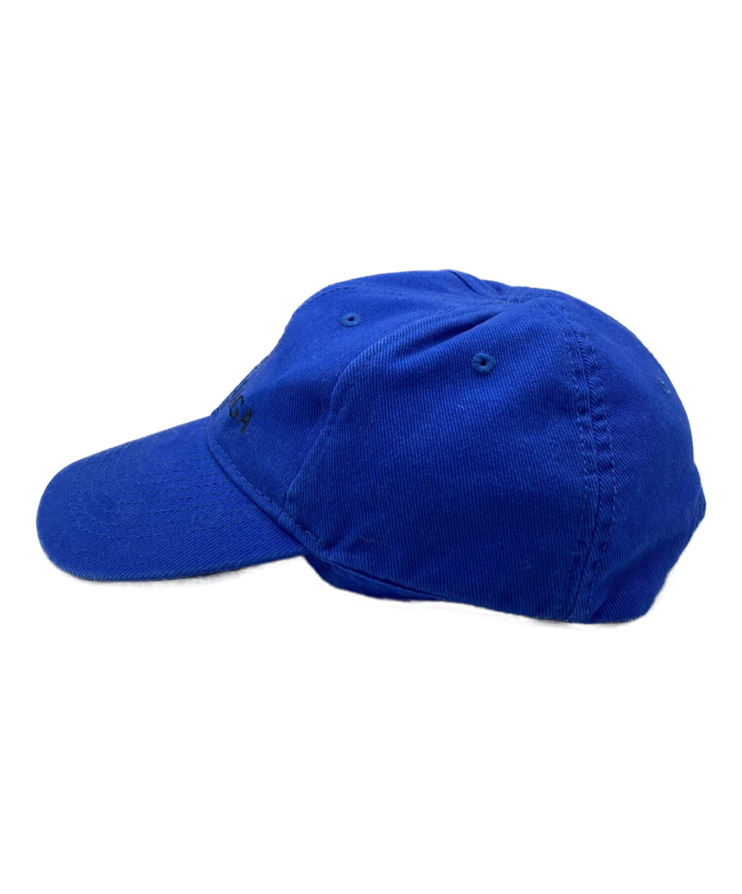 中古・古着通販】BALENCIAGA (バレンシアガ) BB ロゴ キャップ ブルー 