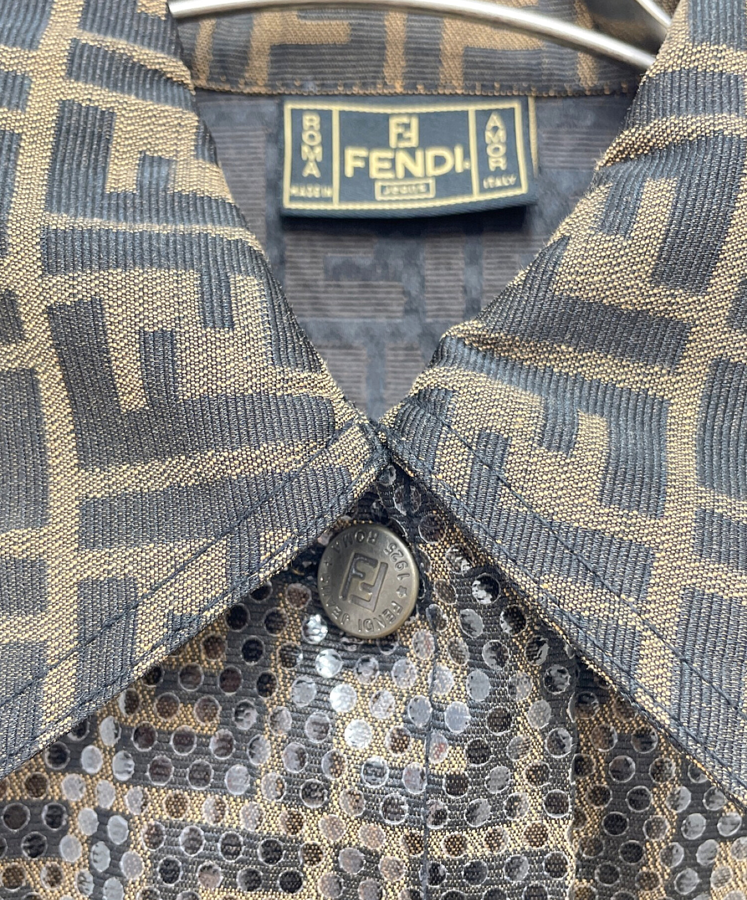 中古・古着通販】FENDI (フェンディ) ズッカ柄オーバーサイズ 