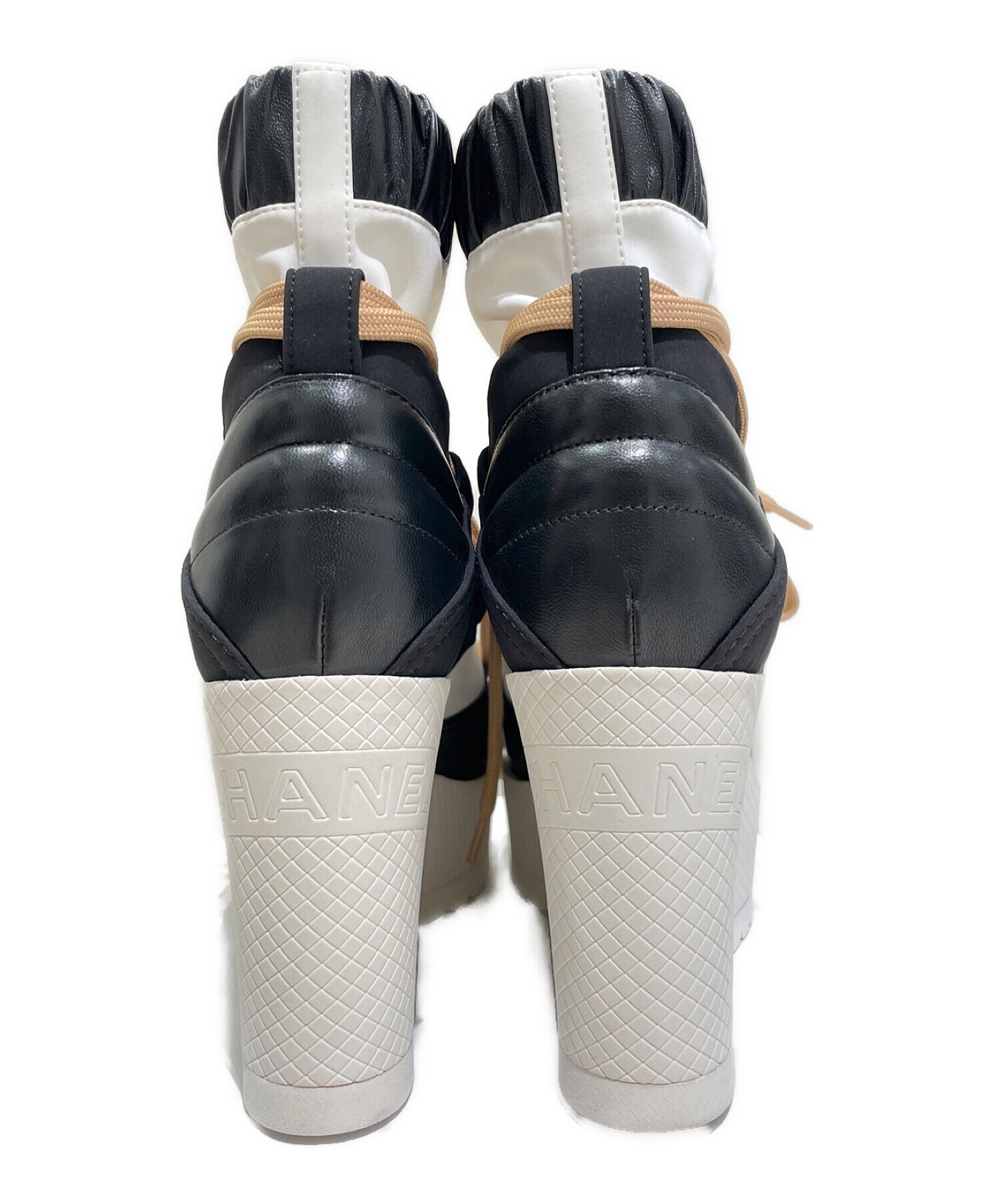 中古・古着通販】CHANEL (シャネル) ウェッジソールスニーカー