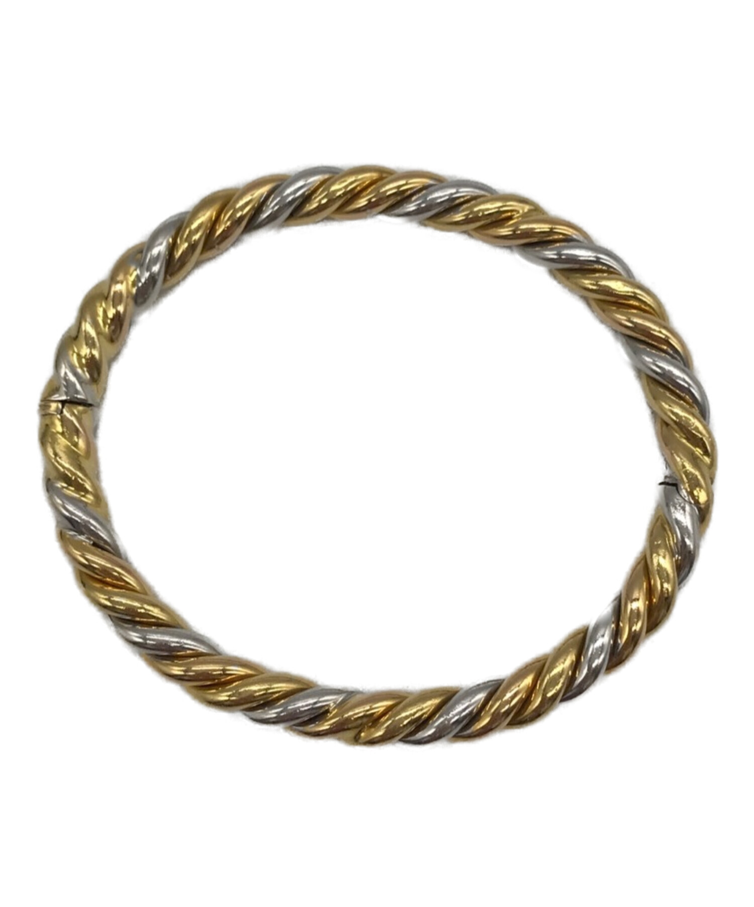 【ノーブランド】K18YG ワイヤー バングル 中古・古着通販】NO BRAND JEWELRY (ノーブランドジュエリー) K18