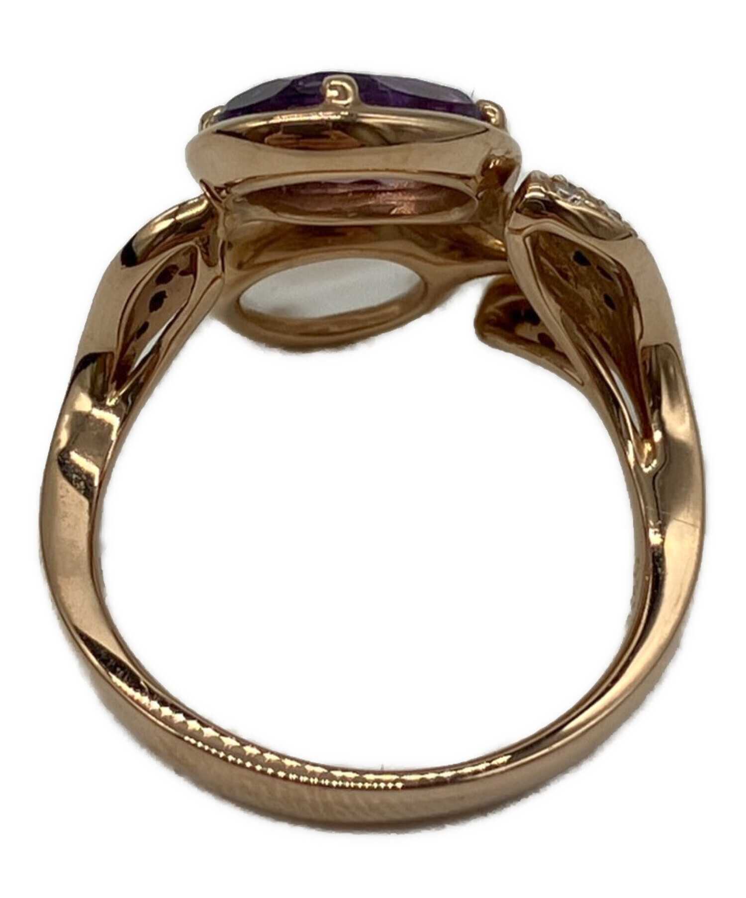中古・古着通販】NINA RICCI (ニナリッチ) K18PGカラーストーンリング