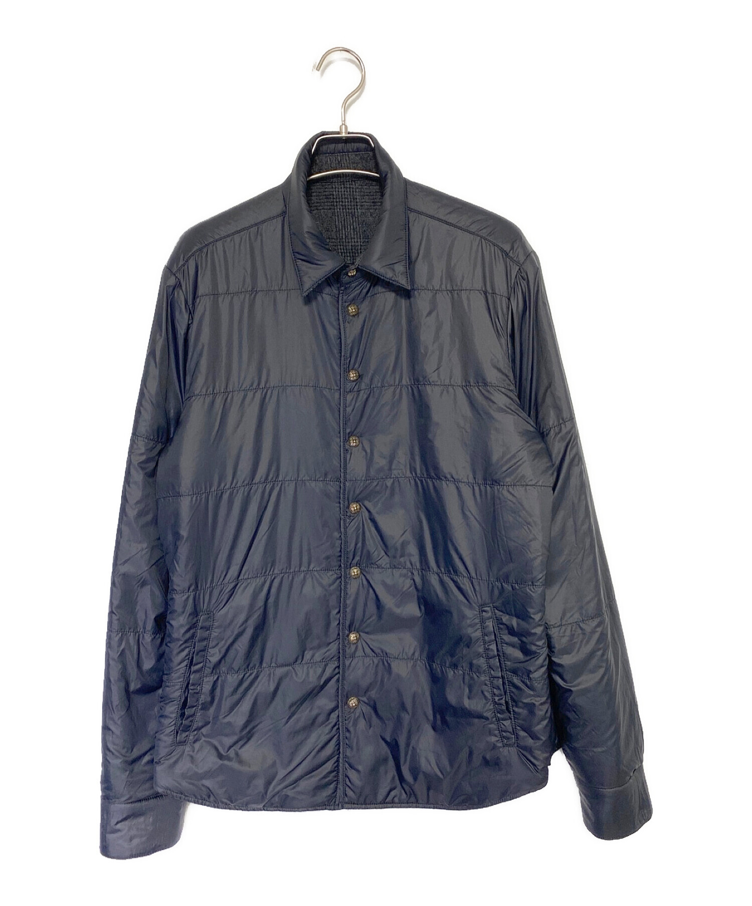 CHROME HEARTS グレー系チェック柄長袖シャツ 【公式通販】
