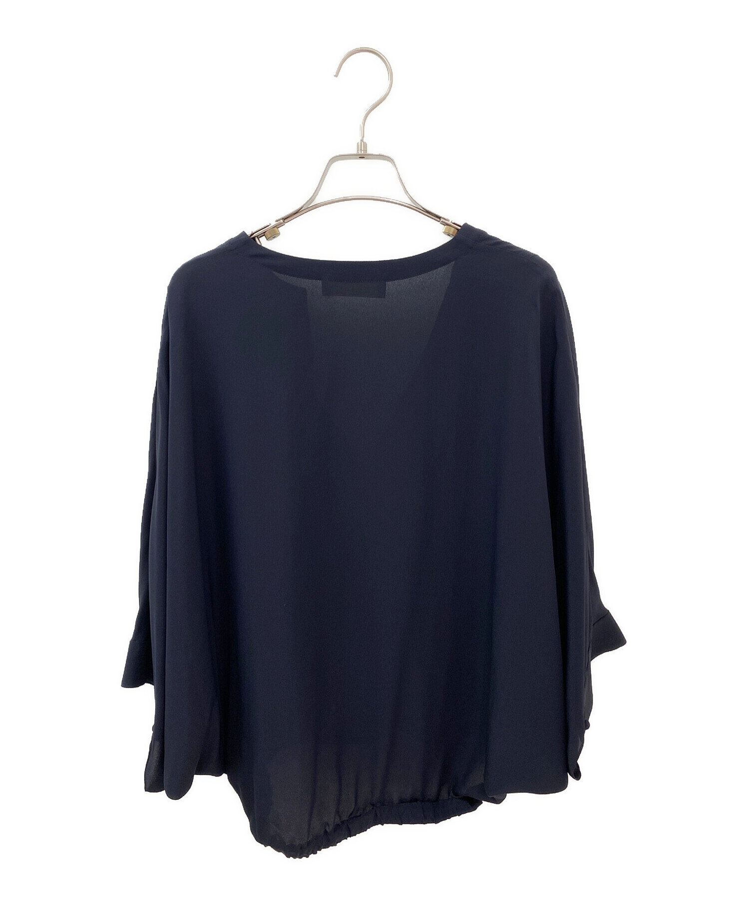 中古・古着通販】Chloe (クロエ) プルオーバーブラウス ネイビー
