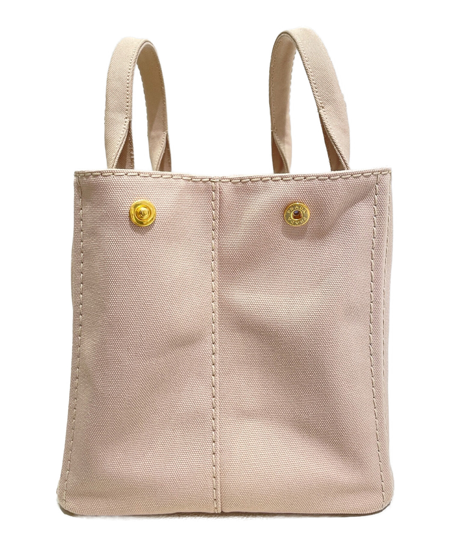 中古・古着通販】PRADA (プラダ) カナパM ベージュ サイズ:M｜ブランド