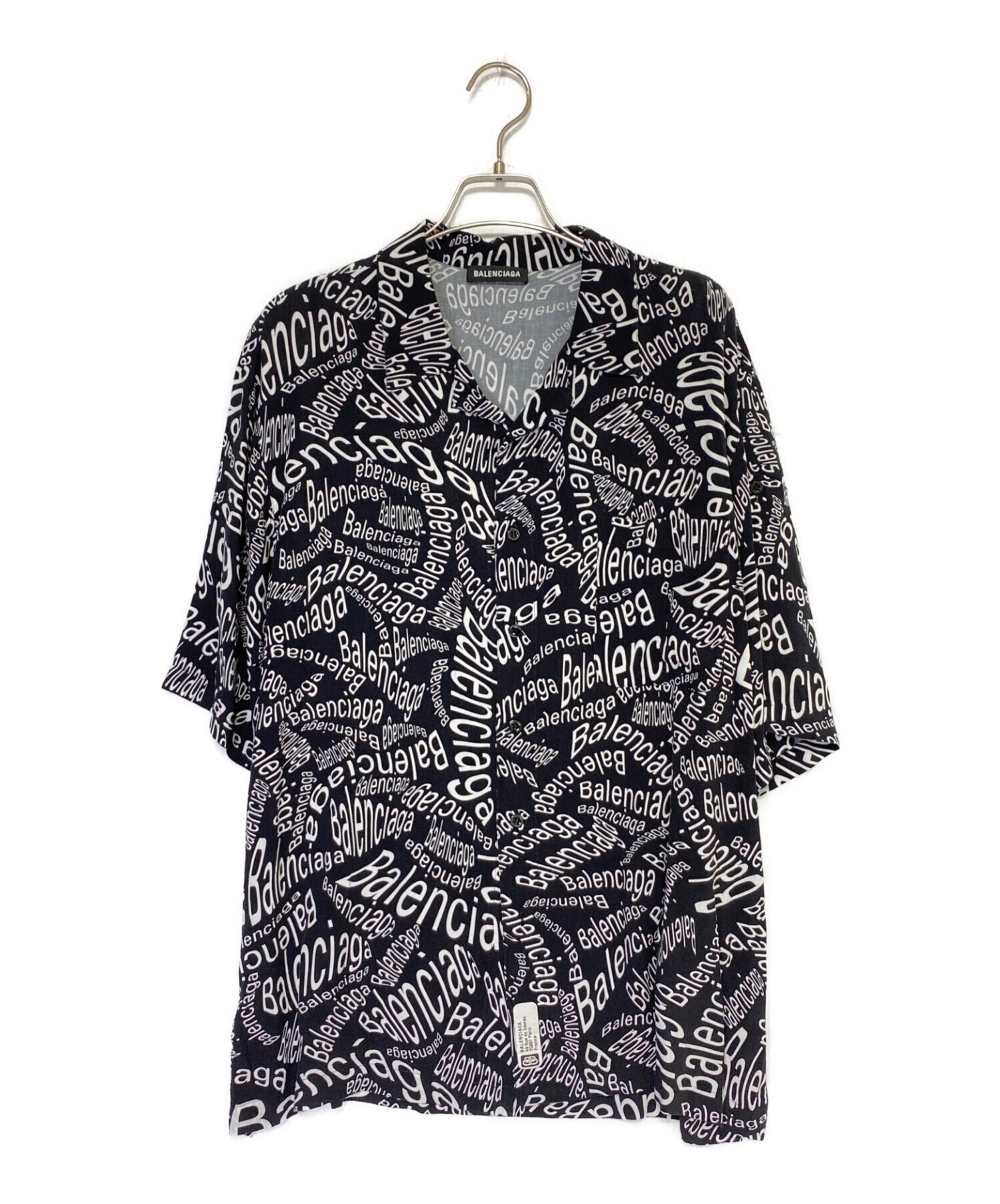 中古・古着通販】BALENCIAGA (バレンシアガ) Logo patterned shirt 