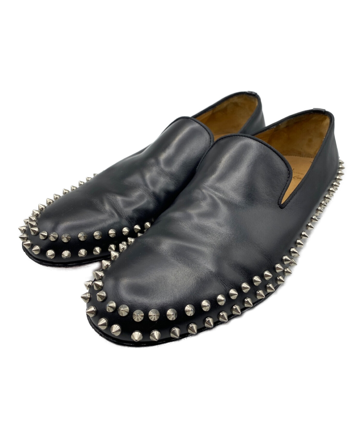 クリスチャンルブタン Christian Louboutin スタッズ ローファー 