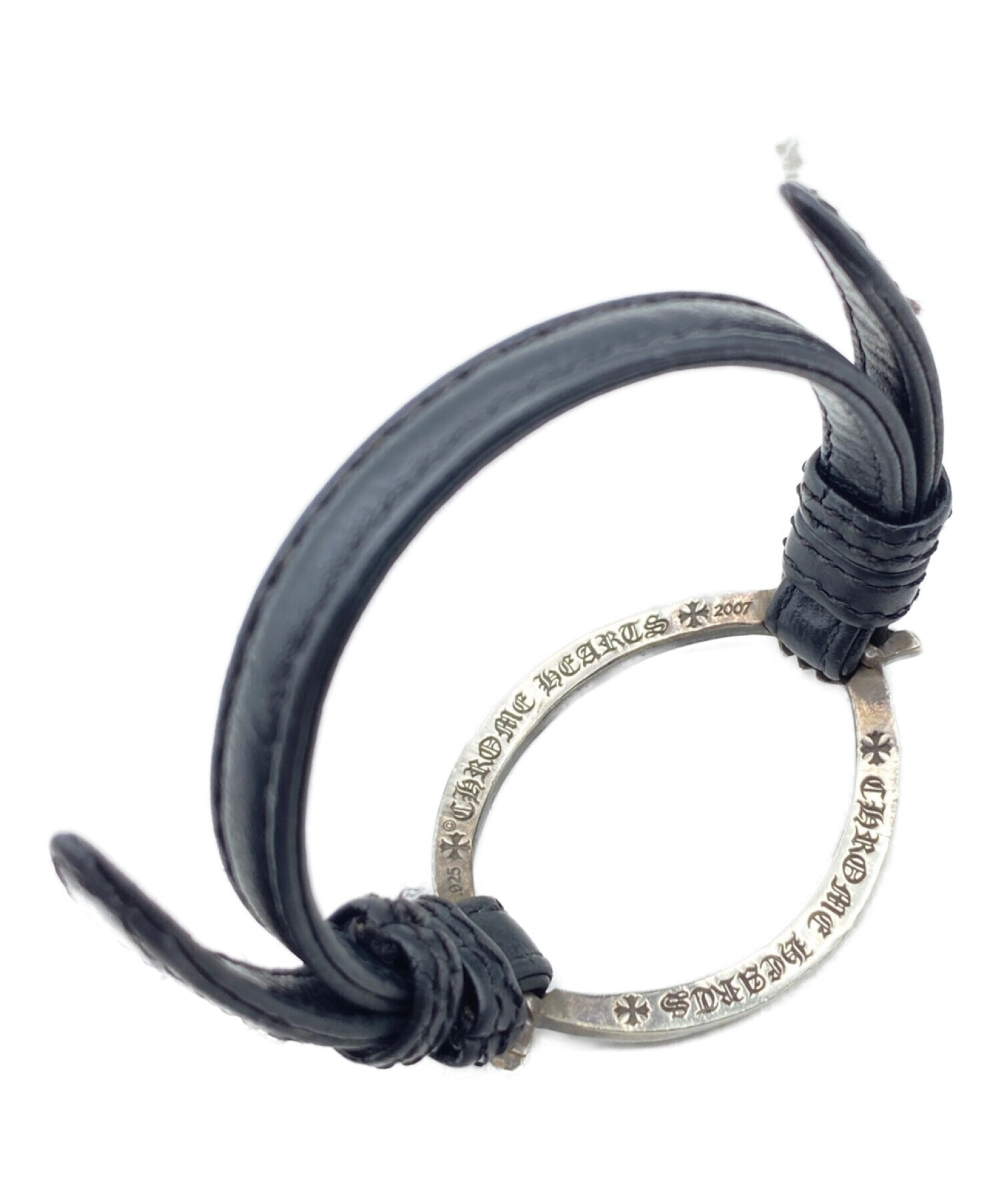 中古・古着通販】CHROME HEARTS (クロムハーツ) Open Oval Leather