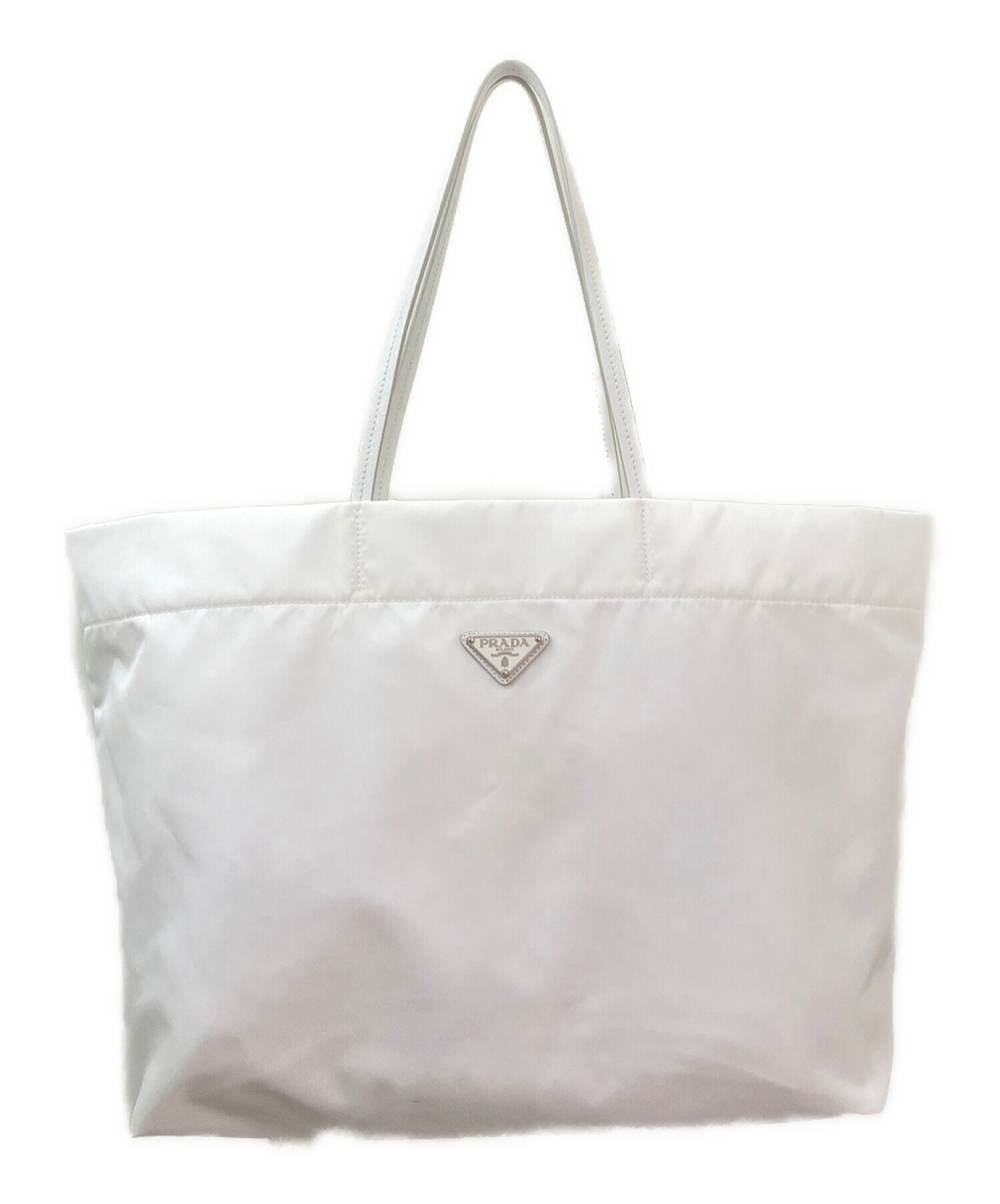 中古・古着通販】PRADA (プラダ) Re Nylonxサフィアーノレザートート 