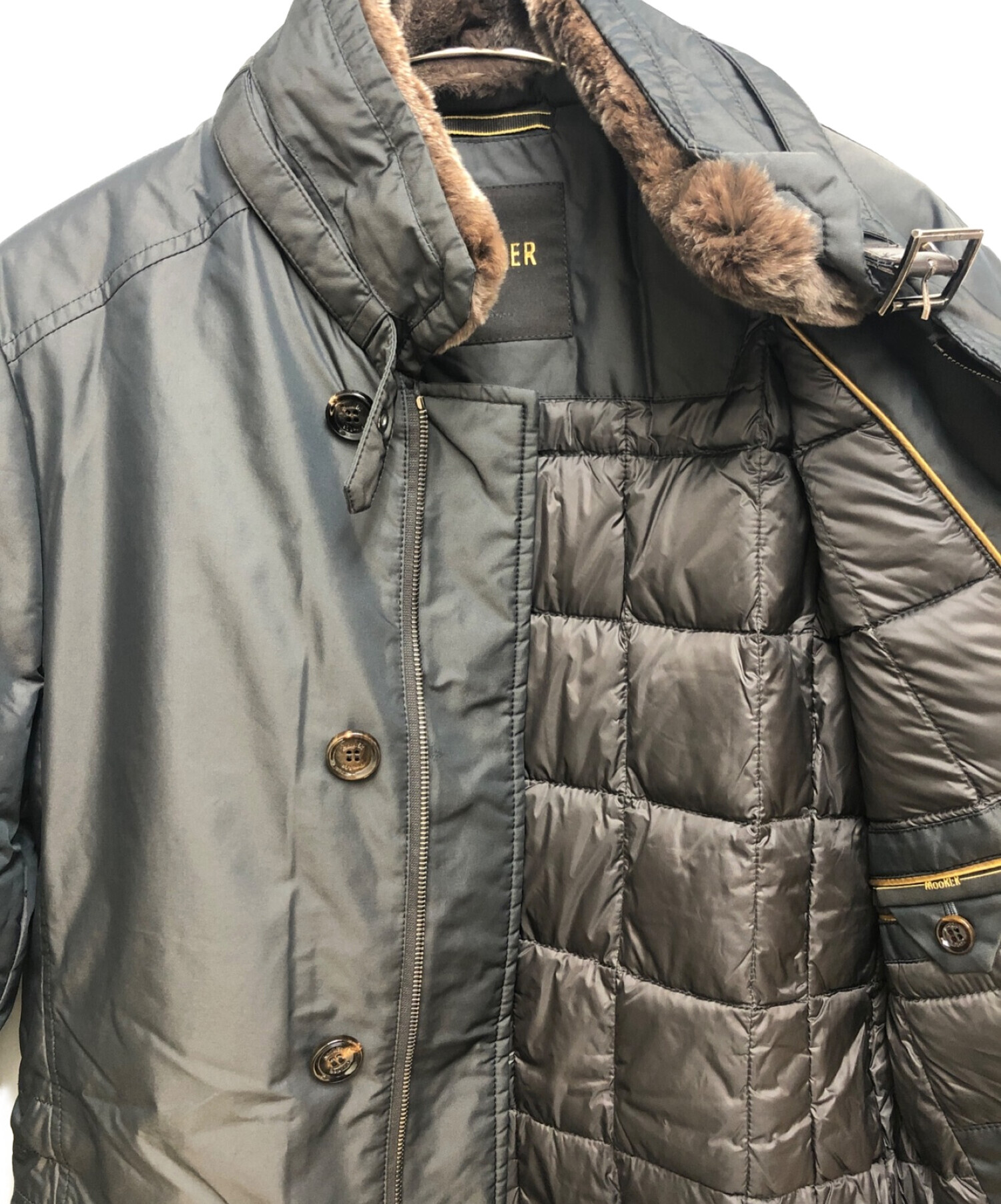 中古・古着通販】MOORER (ムーレー) GIULIO KL ブラウン サイズ:46 