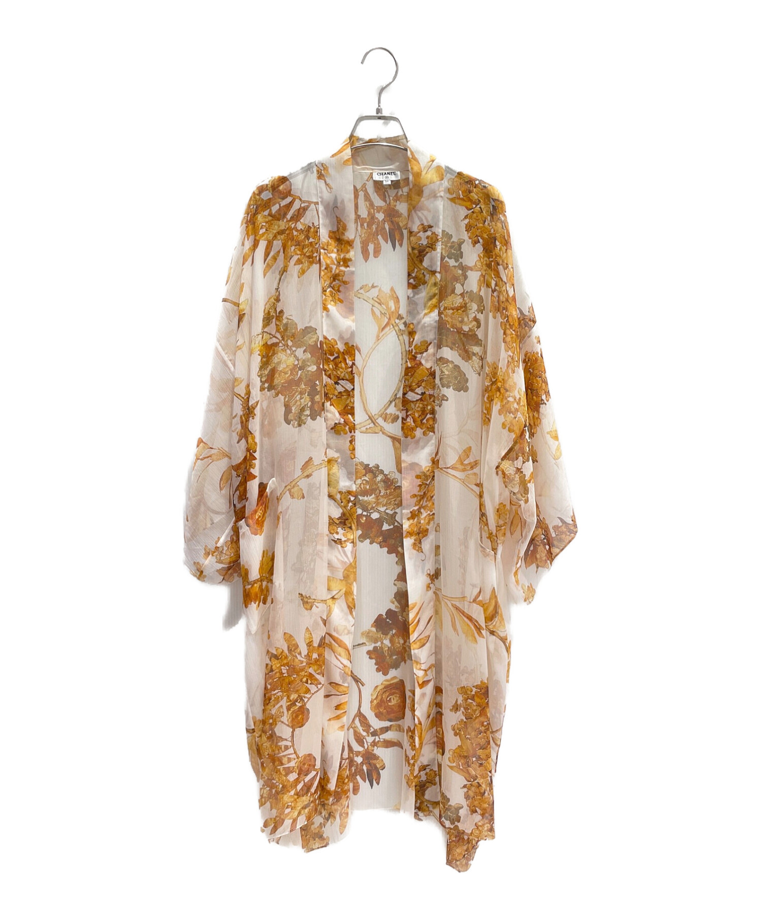 中古・古着通販】CHANEL (シャネル) ロングシルクカーディガン 中古・古着通販】CHANEL (シャネル) ロングシルクカーディガン