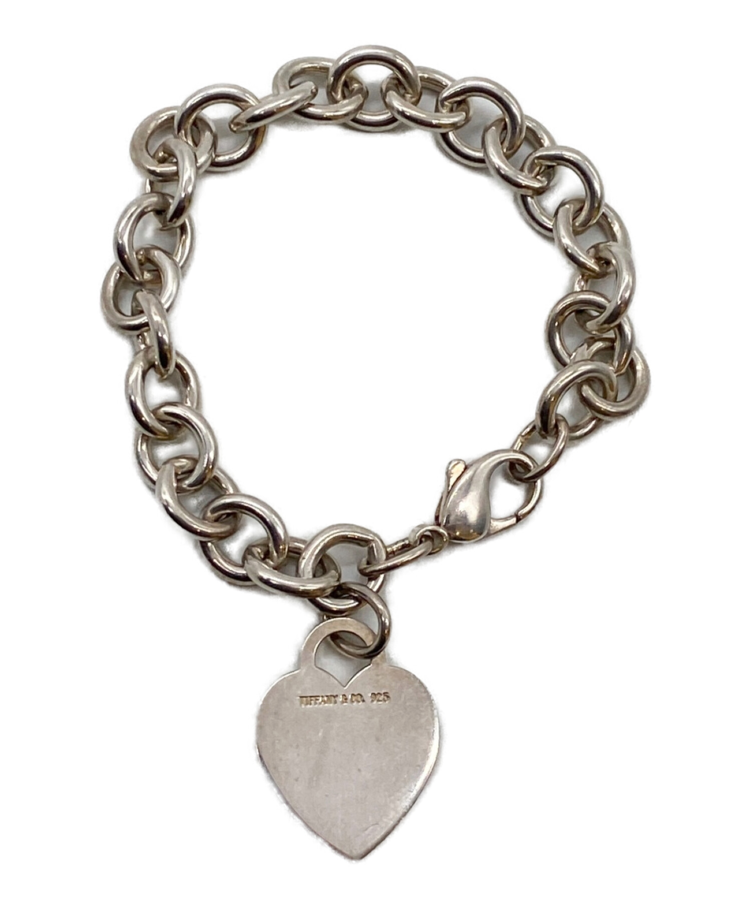 ず*ー様 Tiffany & Co. ハートチャームブレスレット クリーニング済 中古・古着通販】TIFFANY & Co. (ティファニー) ハートタグ
