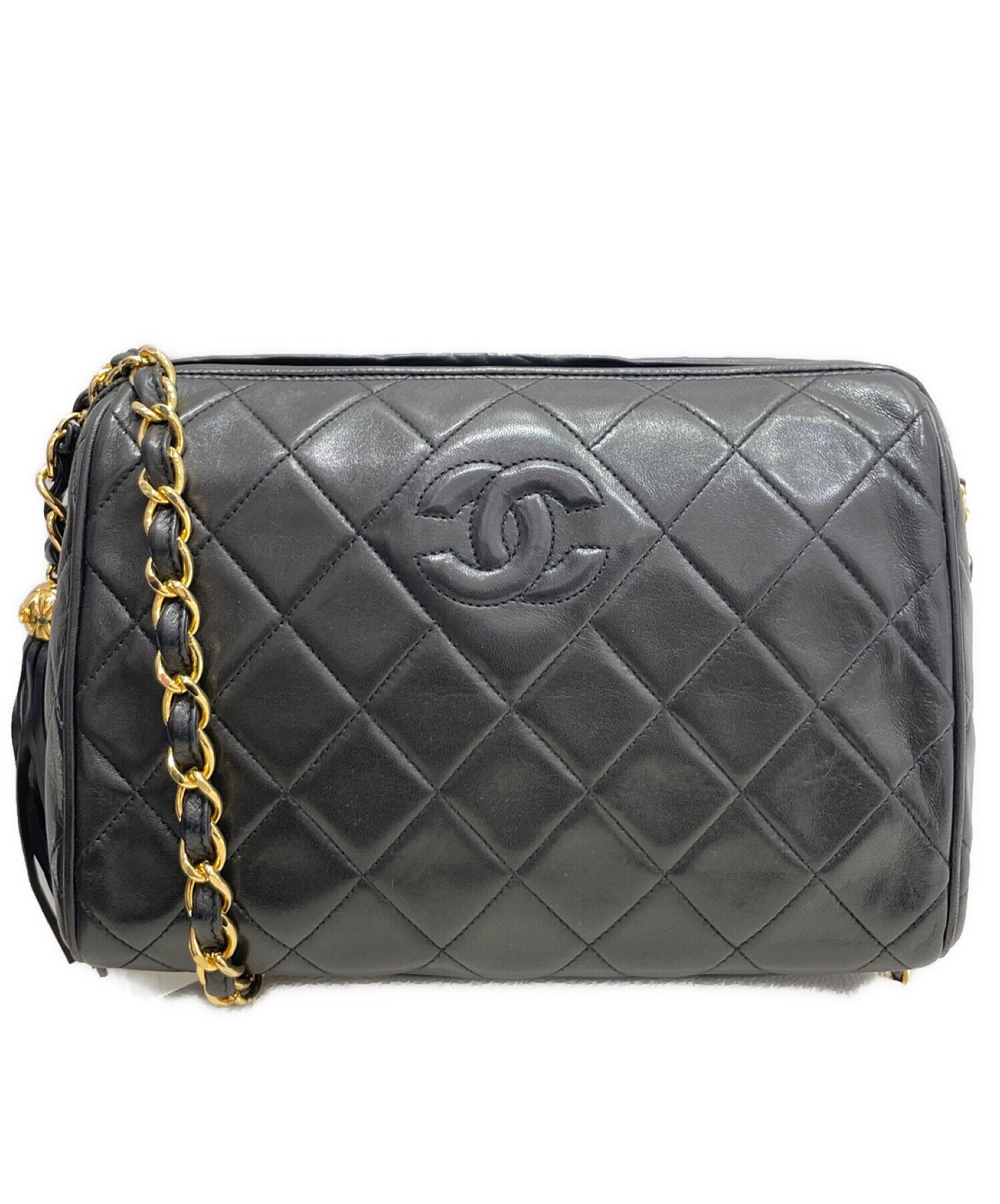 中古・古着通販】CHANEL (シャネル) フリンジチェーンショルダーバッグ 
