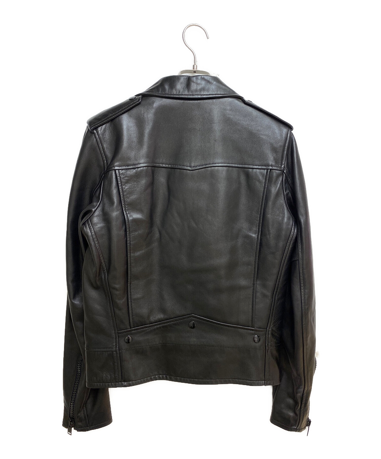 SAINT LAURENT レザージャケット サイズ44 中古・古着通販】Saint Laurent Paris (サンローランパリ) レザー