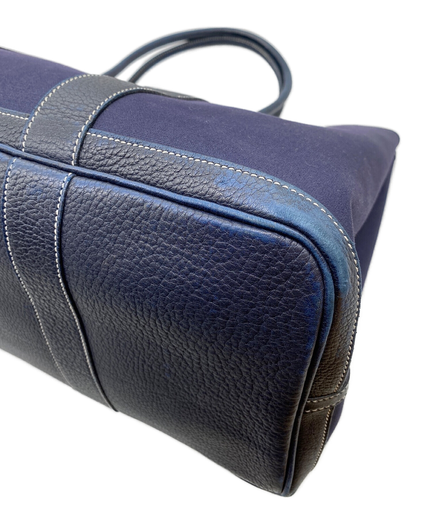 HERMES ネイビー 中古・古着通販】HERMES (エルメス) ガーデンパーティGM