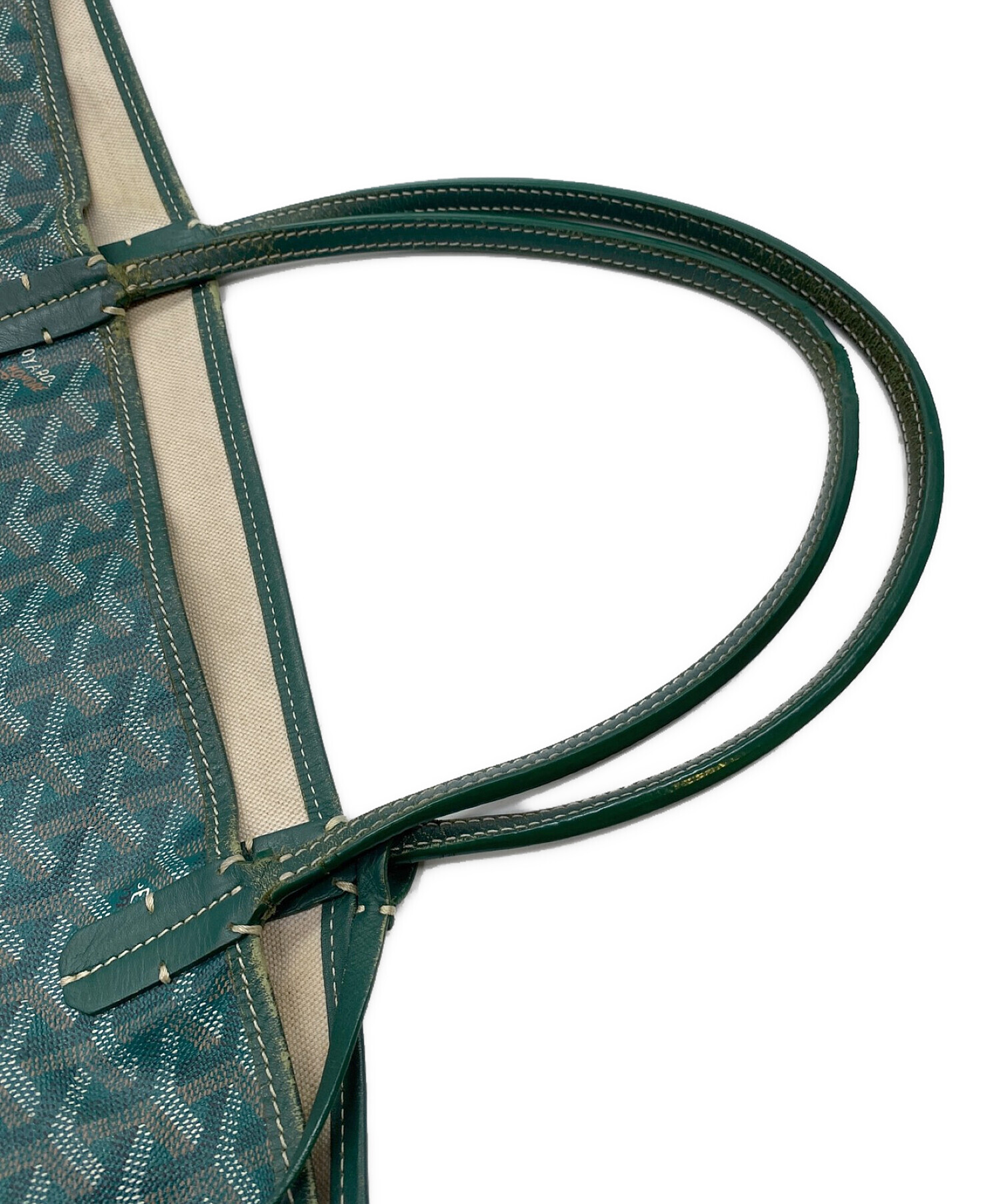 中古・古着通販】GOYARD (ゴヤール) サンルイGM グリーン サイズ