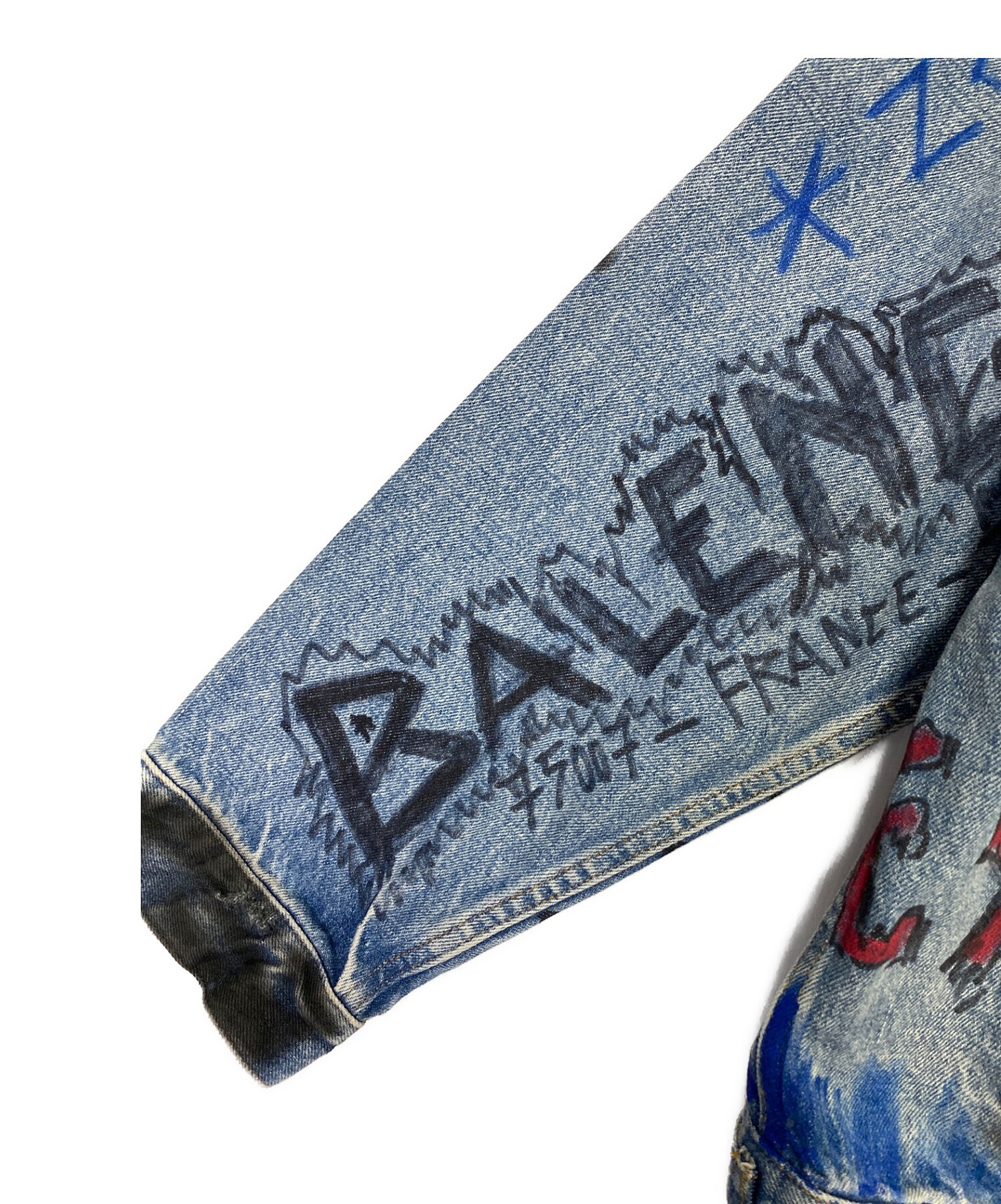 中古・古着通販】BALENCIAGA (バレンシアガ) Graphic Denim Jacket