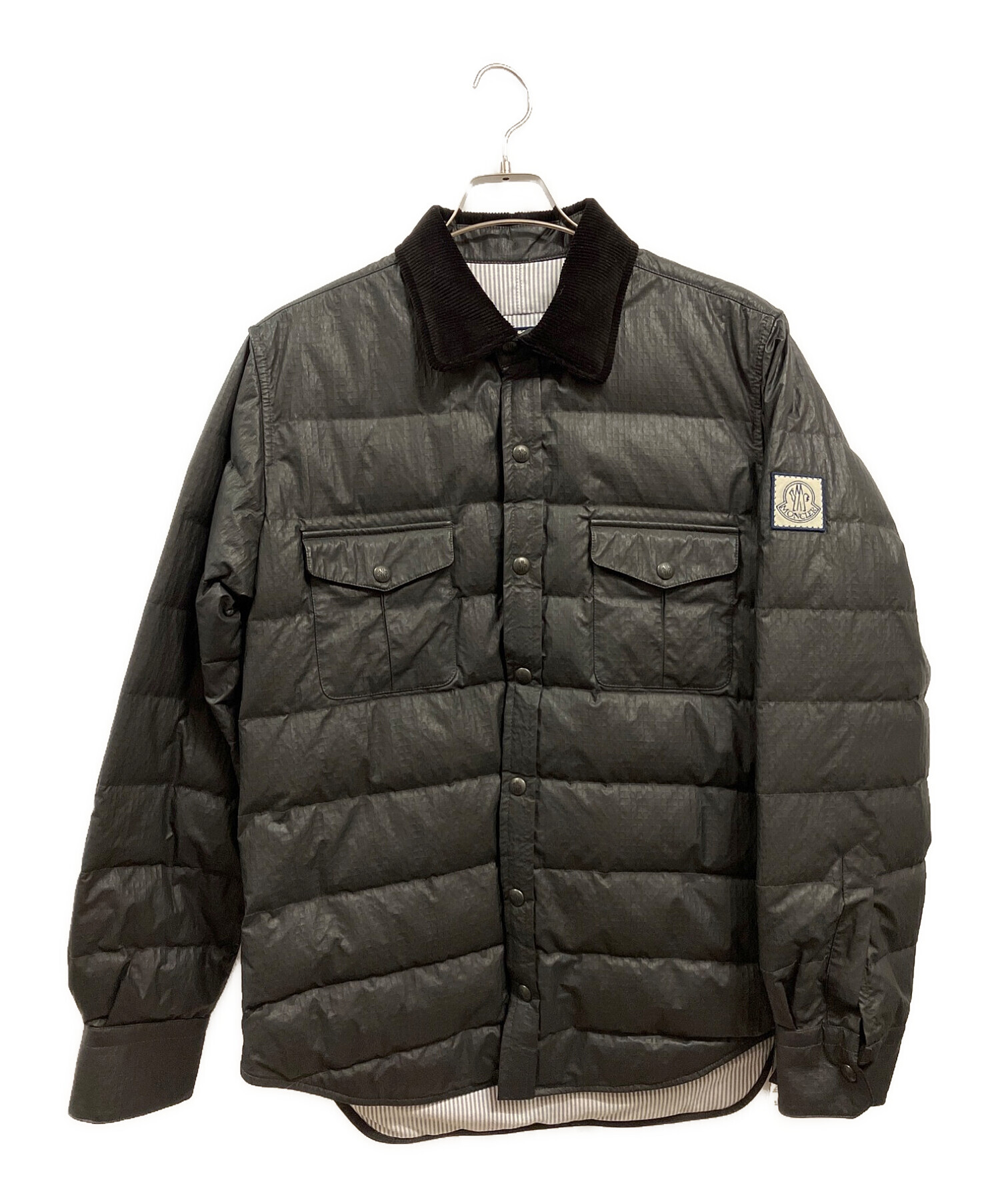 中古・古着通販】MONCLER (モンクレール) ダウンシャツジャケット 