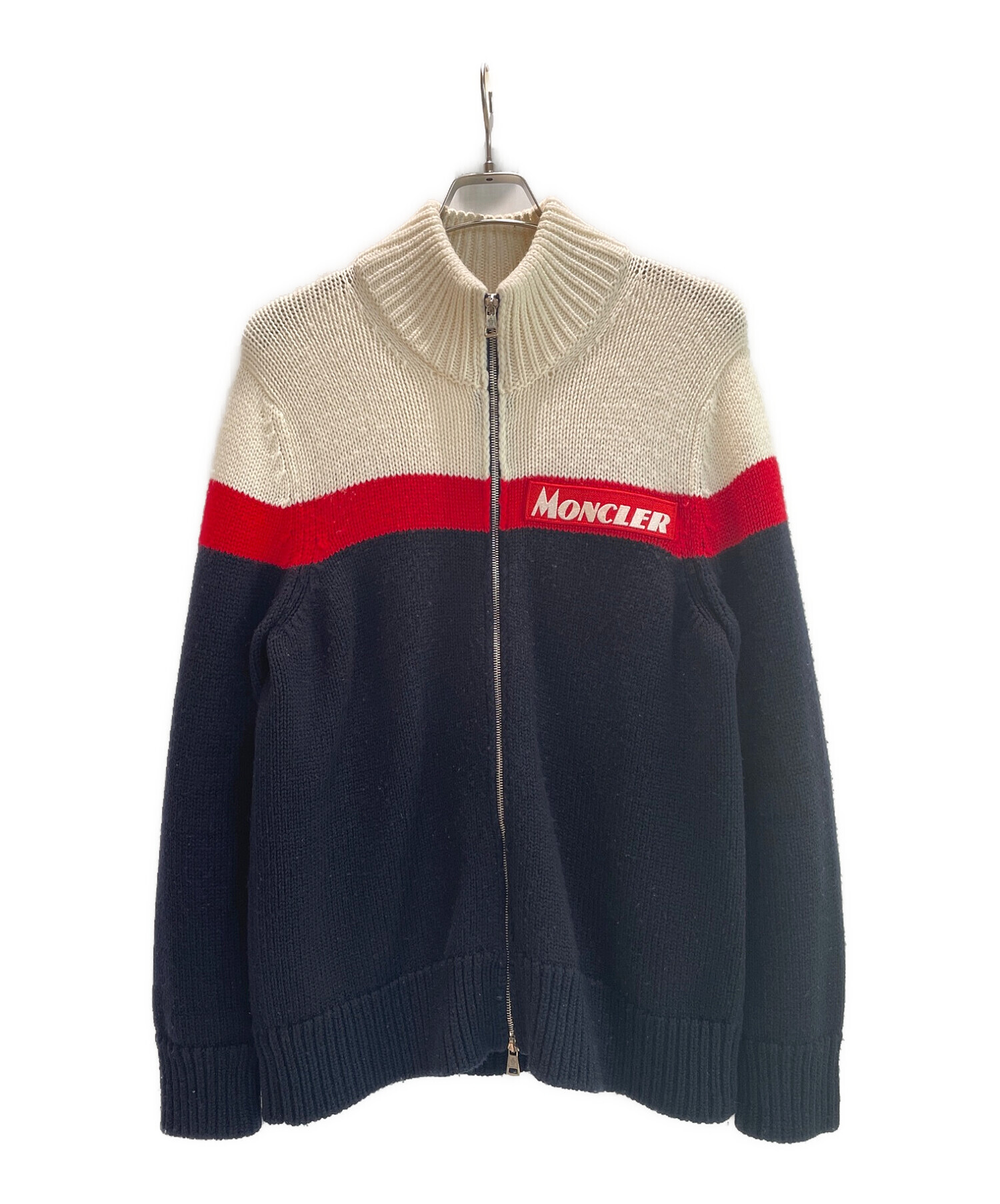 中古・古着通販】MONCLER (モンクレール) ジップカーディガン サイズ:L
