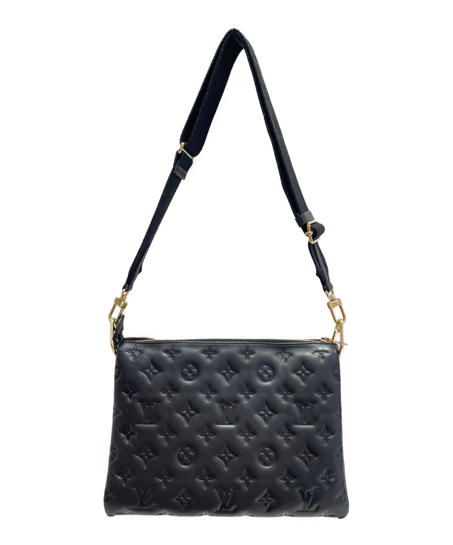 中古・古着通販】LOUIS VUITTON (ルイ ヴィトン) クッサンPM ブラック