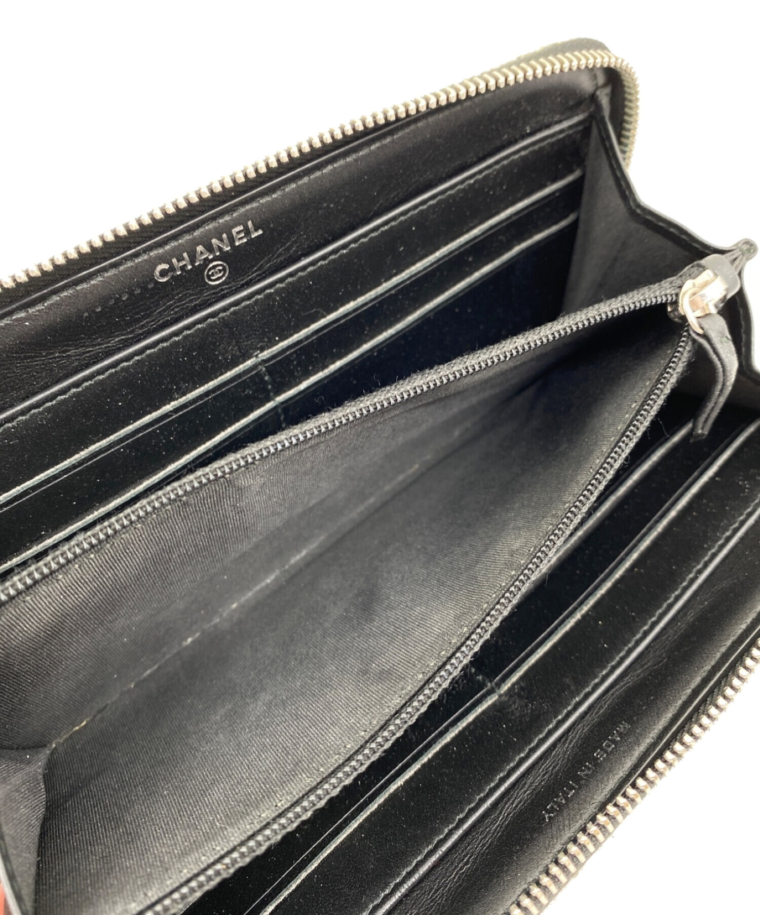 中古・古着通販】CHANEL (シャネル) ドーヴィルライン ブラック×グレー