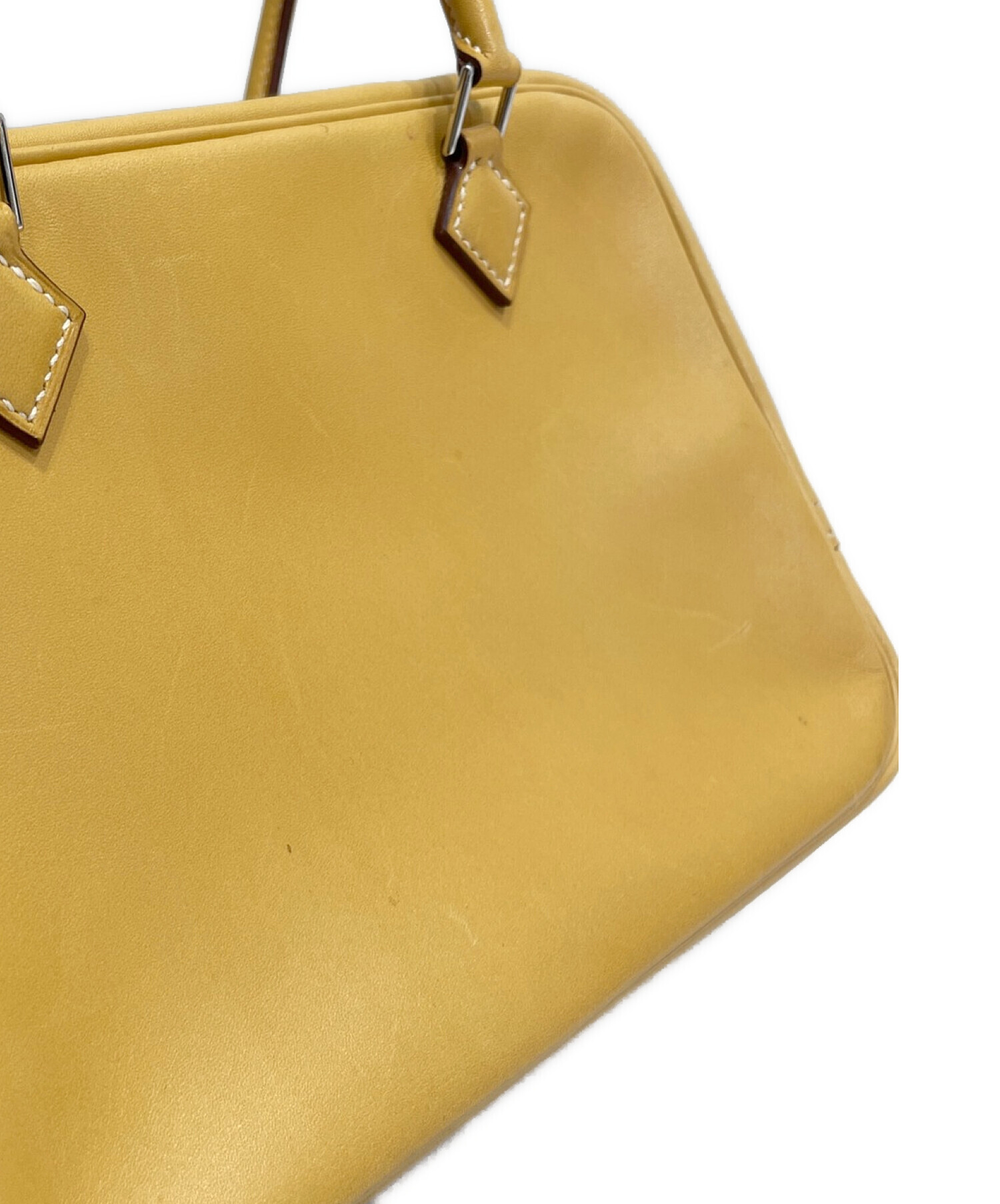 中古・古着通販】HERMES (エルメス) ミニプリュム20 イエロー サイズ 