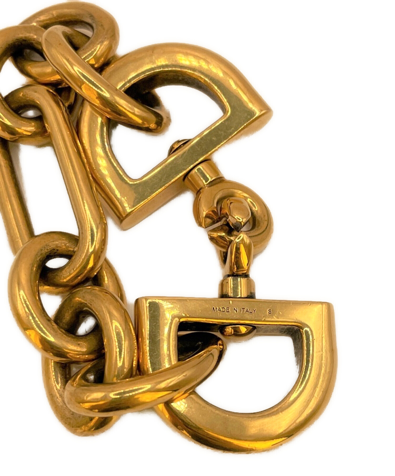 中古・古着通販】CELINE (セリーヌ) チェーンブレスレット ゴールド