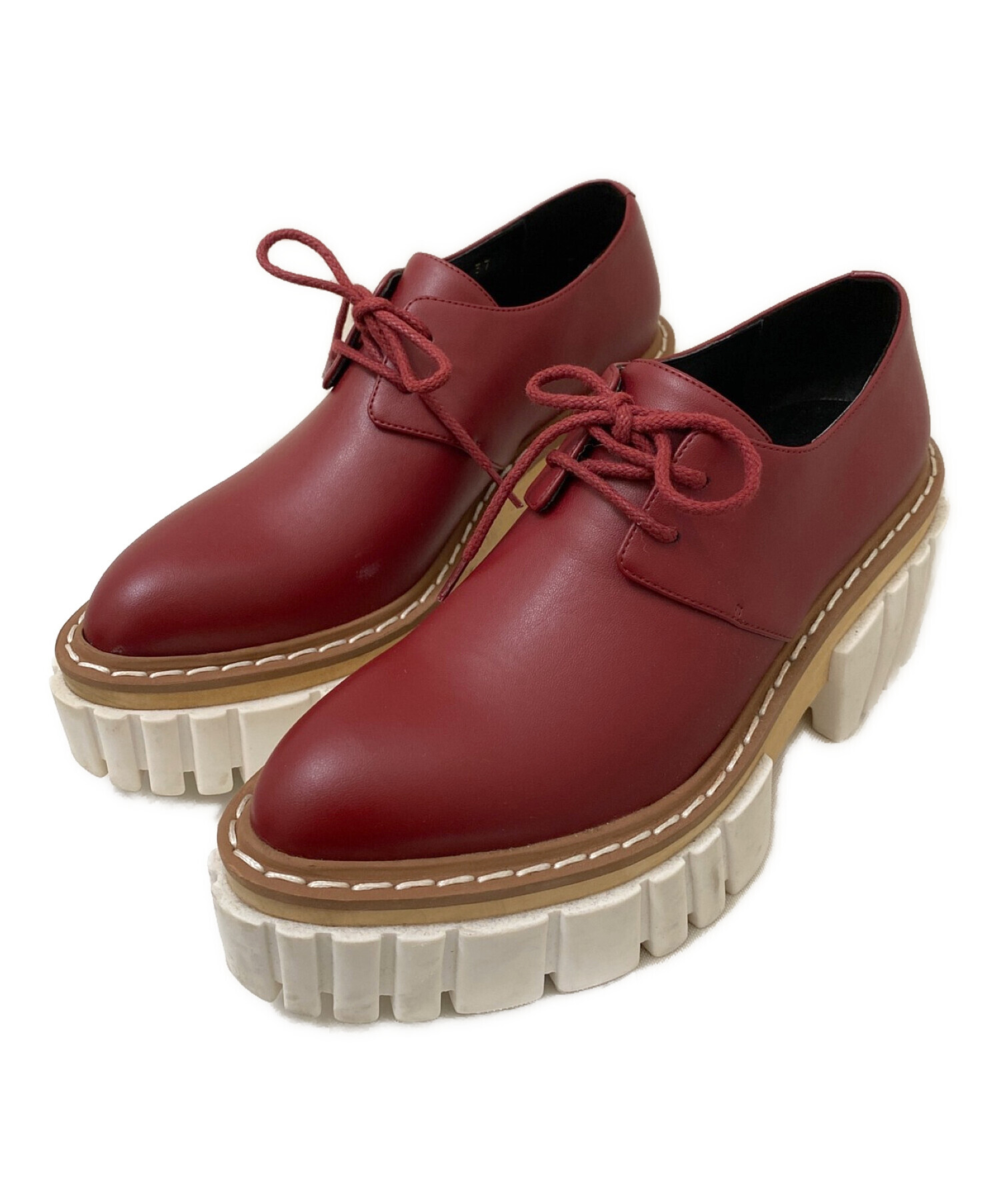 ステラマッカートニー エミリー シューズ 37センチ 新品】ステラマッカートニー エミリー レースアップシューズ 37