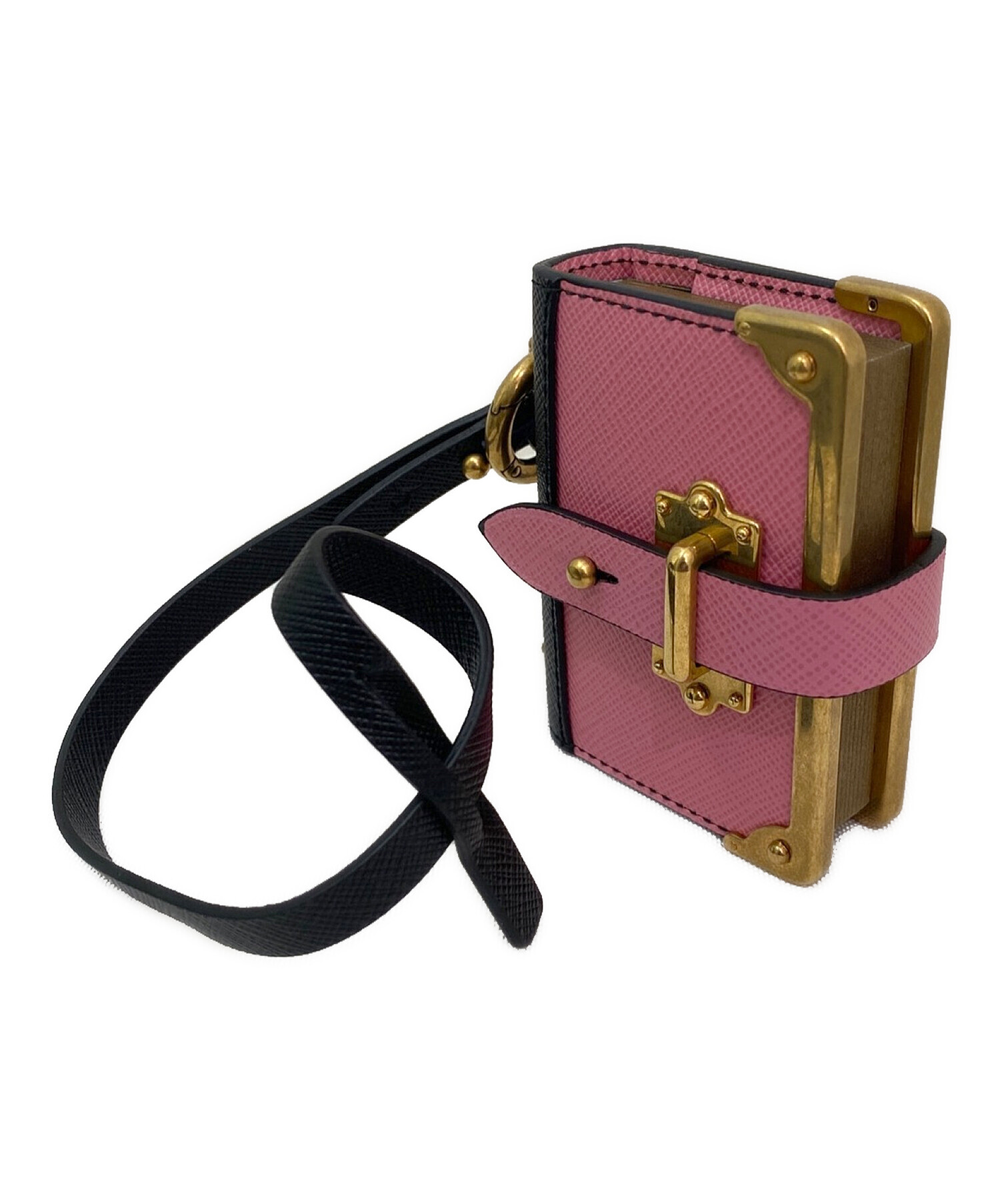 PRADA プラダ バックチャーム メモ型 ノート 中古・古着通販】PRADA