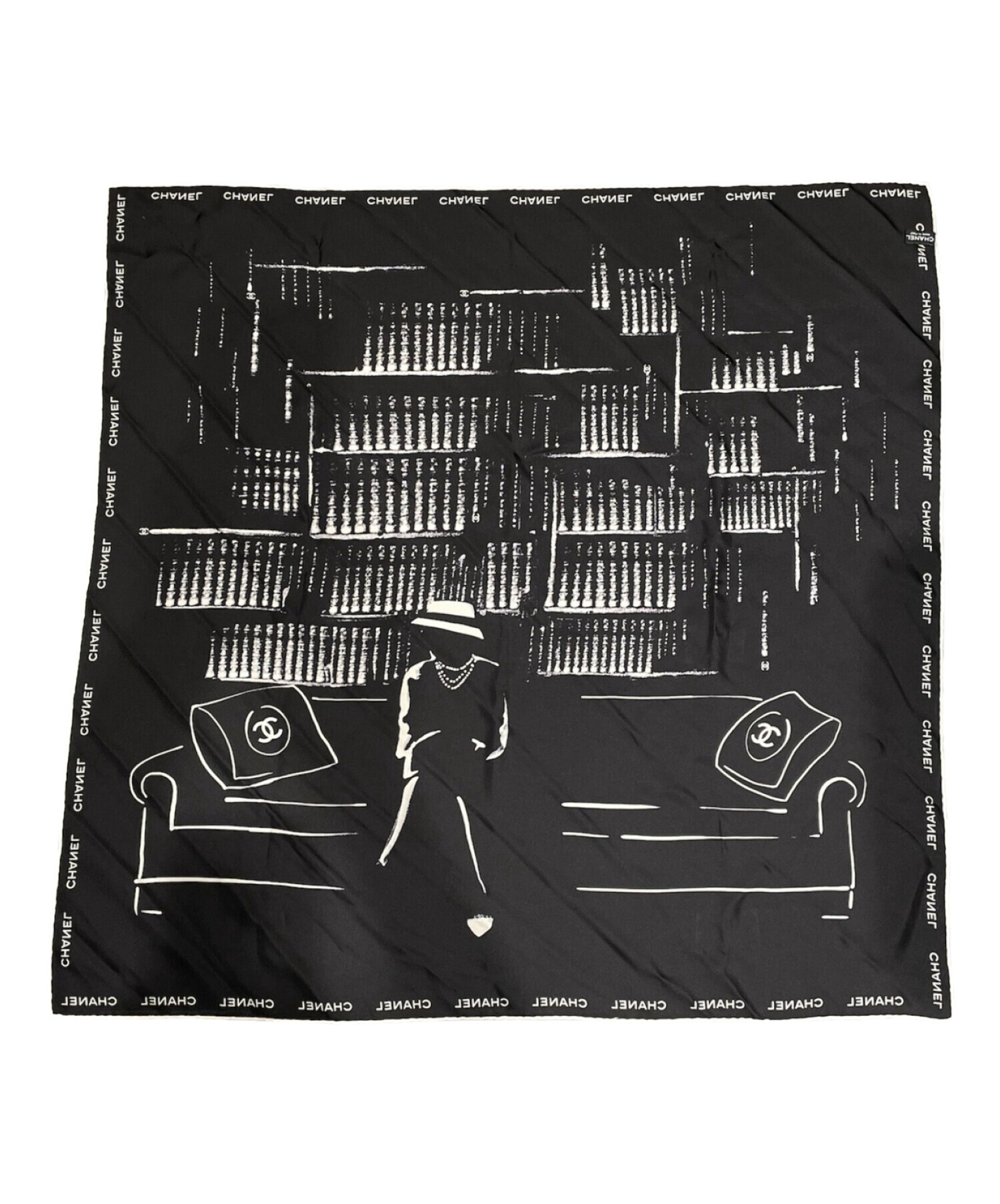 中古・古着通販】CHANEL (シャネル) ココマドモアゼルスカーフ 