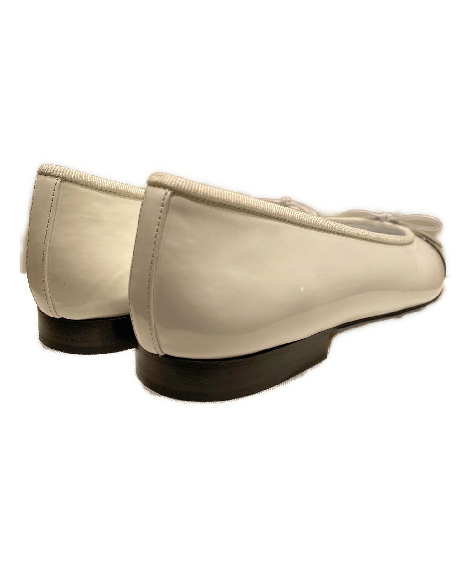 中古・古着通販】CHANEL (シャネル) バレリーナ ホワイト×ブラック