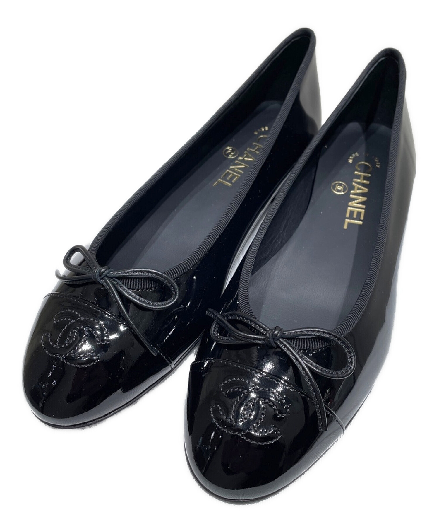 中古・古着通販】CHANEL (シャネル) バレリーナ ブラック サイズ:38 未 