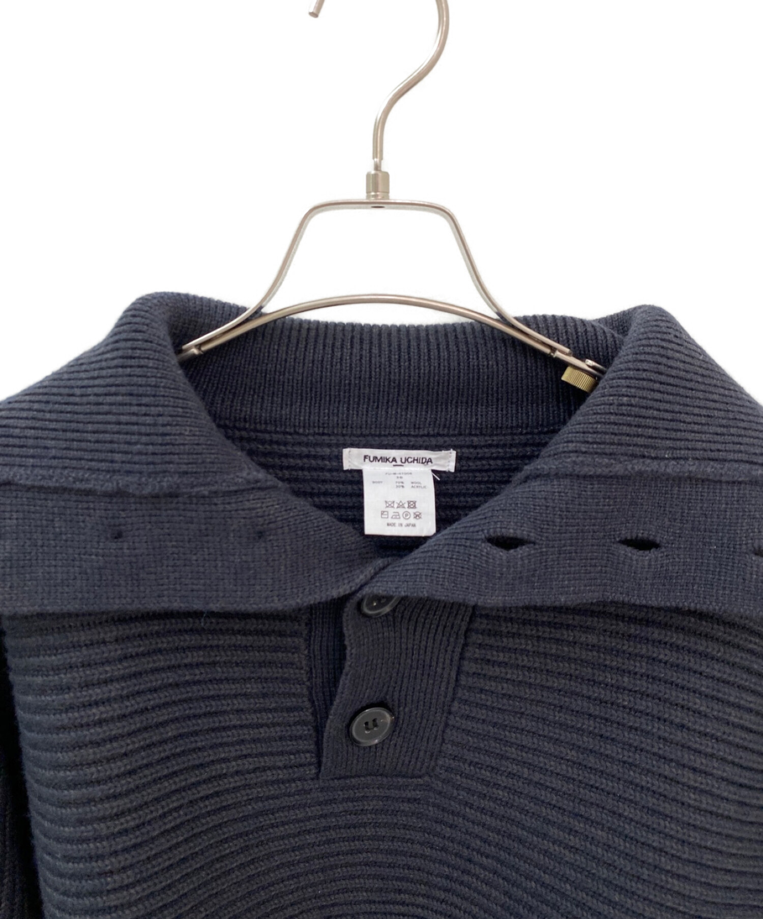 中古・古着通販】FUMIKA UCHIDA (フミカウチダ) ハイネックスリット