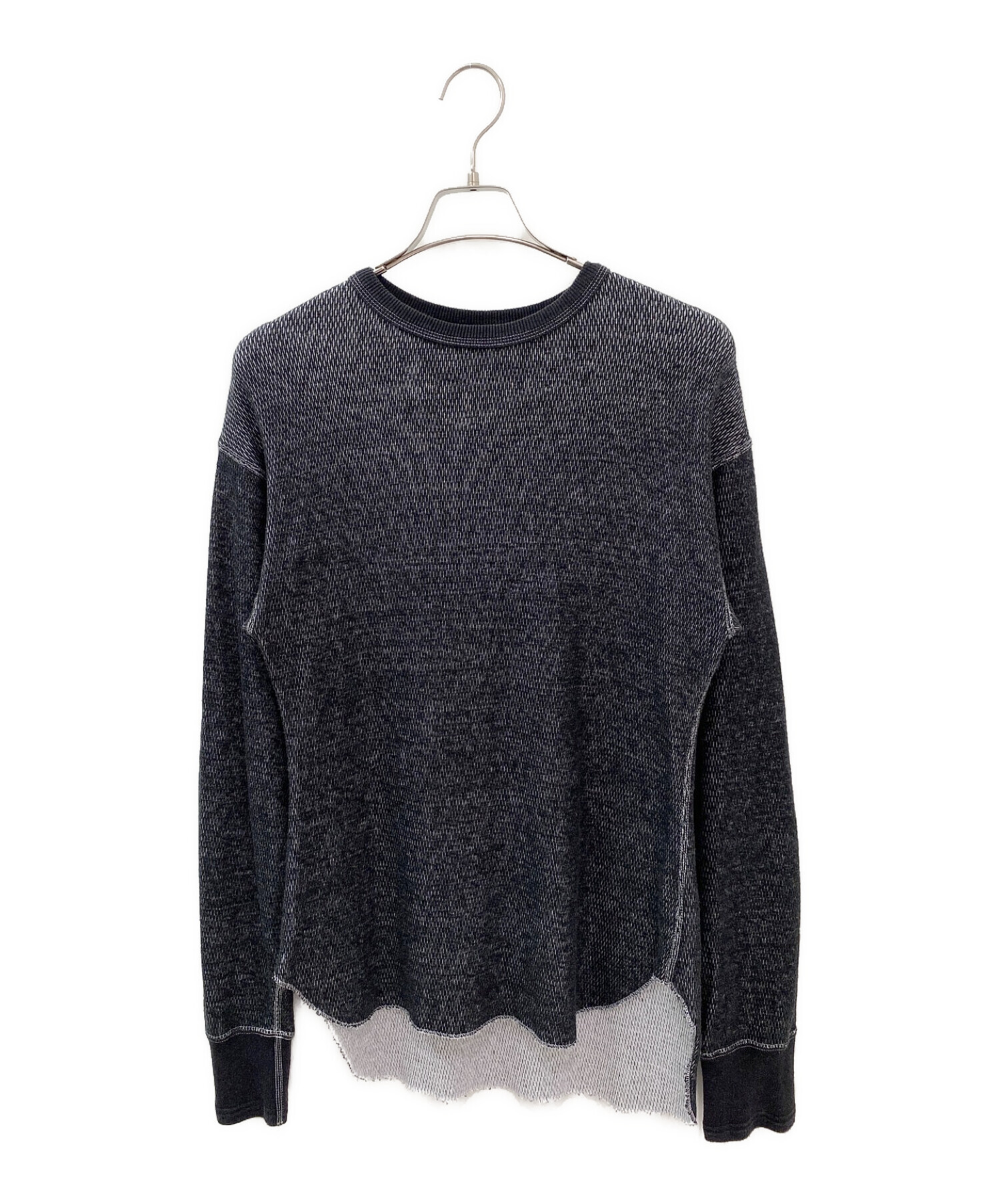 FUMIKA UCHIDA グレー 長袖カットソー M 中古・古着通販】FUMIKA UCHIDA (フミカウチダ) サーマルカットソー