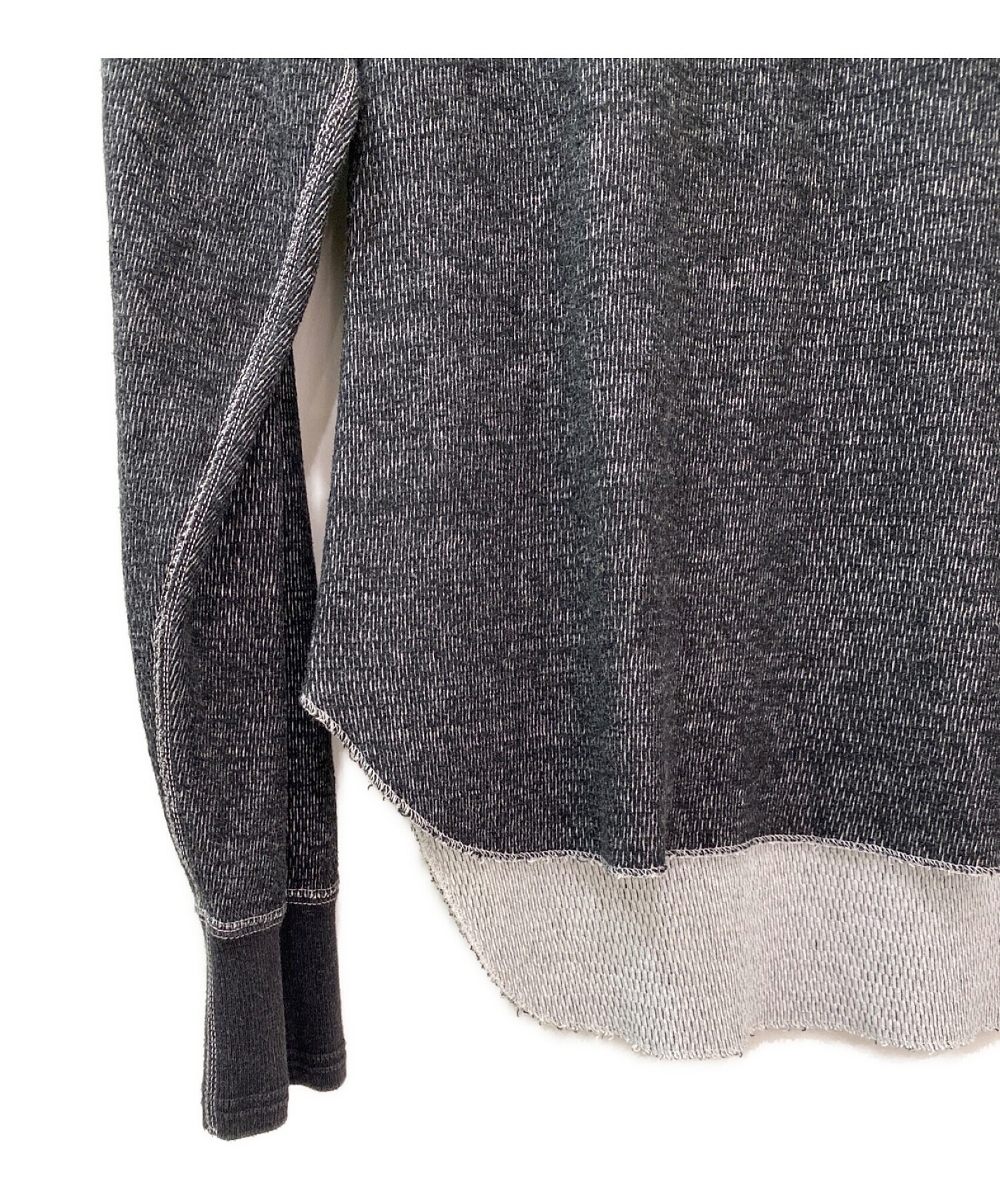 FUMIKA UCHIDA グレー 長袖カットソー M 中古・古着通販】FUMIKA UCHIDA (フミカウチダ) サーマルカットソー