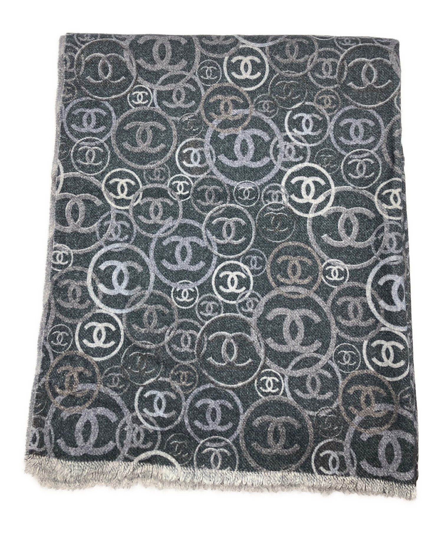中古・古着通販】CHANEL (シャネル) ココマーク 大判カシミヤストール