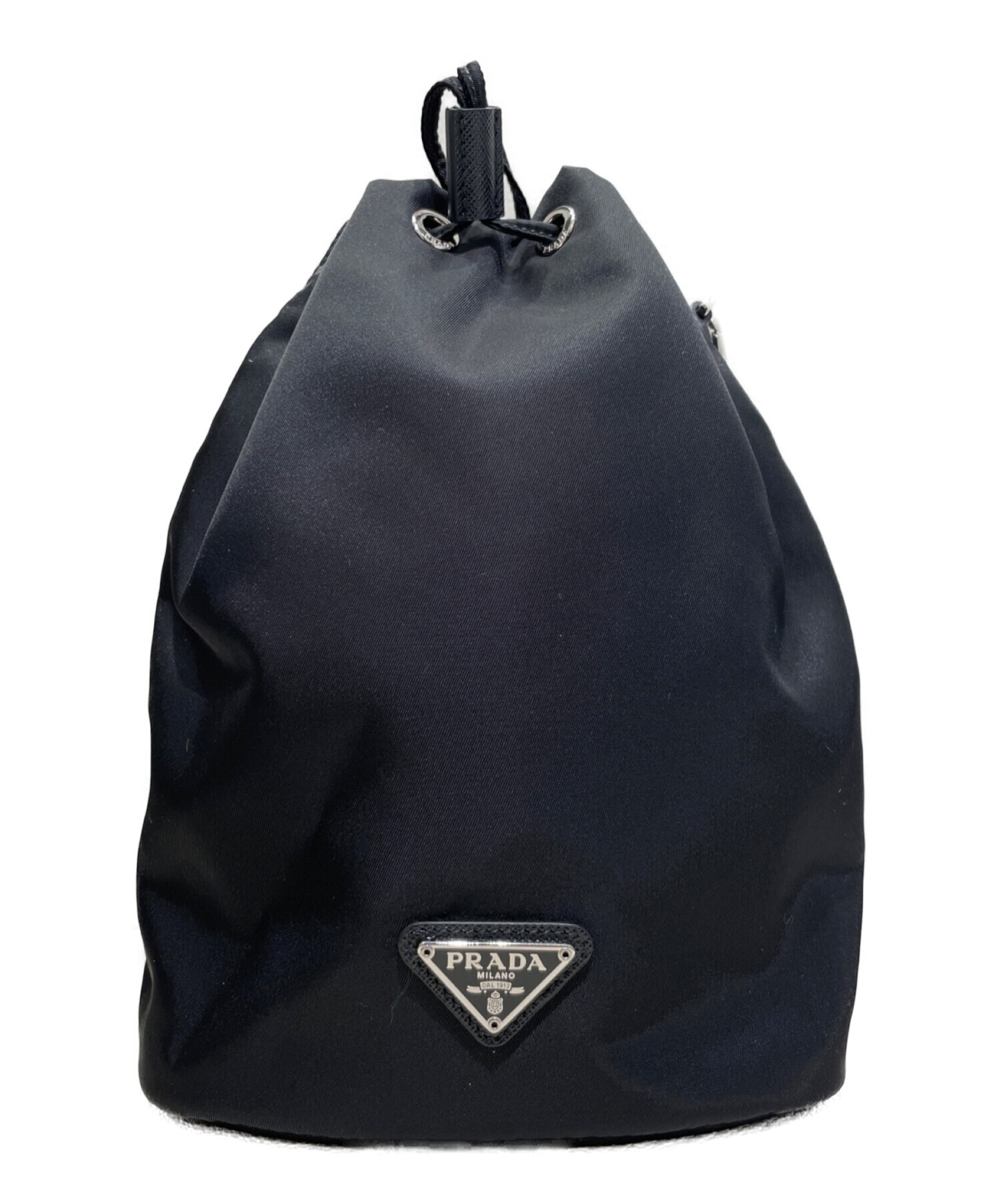 中古・古着通販】PRADA (プラダ) 巾着ポーチ ブラック サイズ