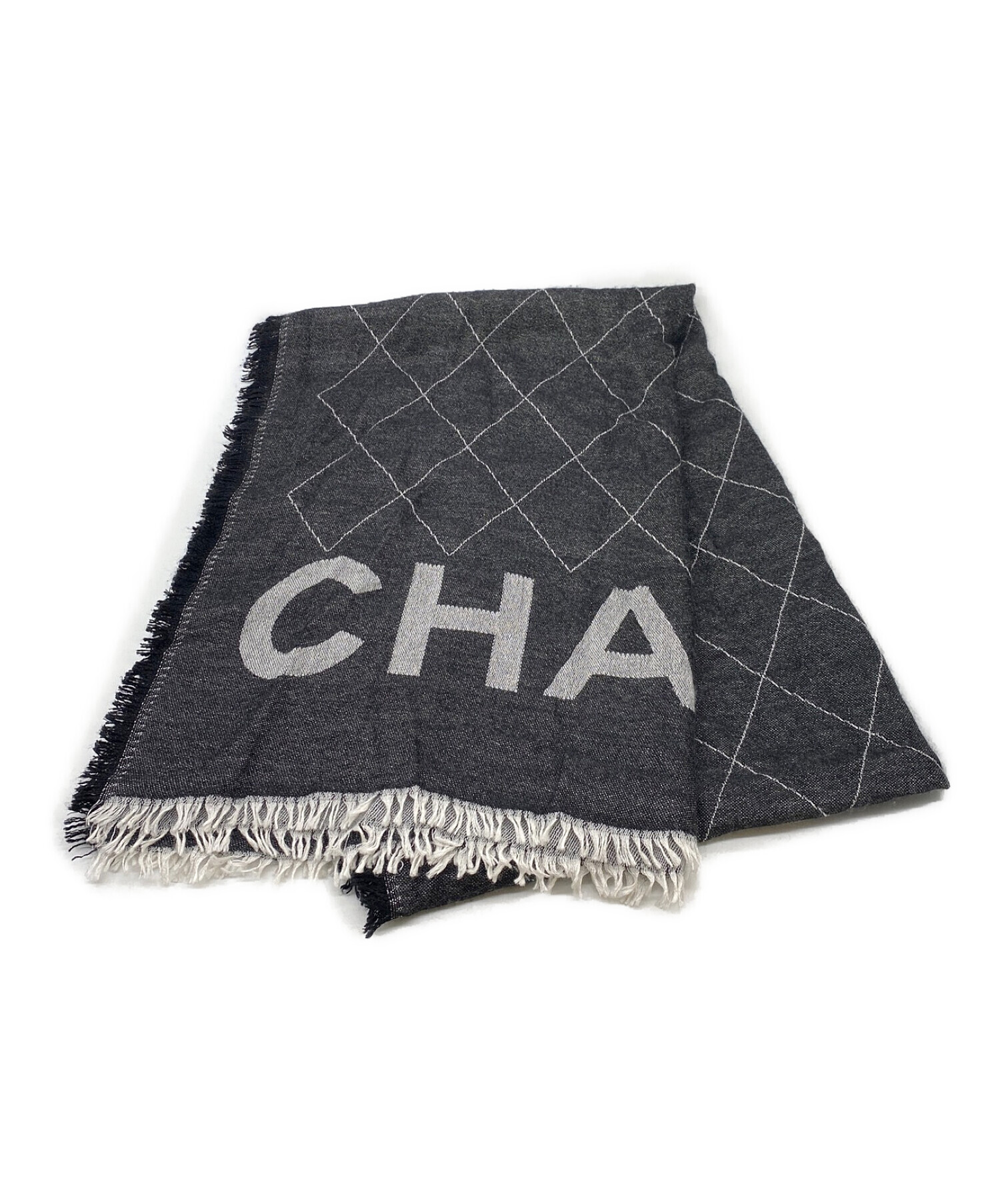CHANEL ココマーク 総柄 大判ストール マフラー シャネル CHANEL新作☆シャネルマフラー ココマーク完売前に 直営1点 (CHANEL