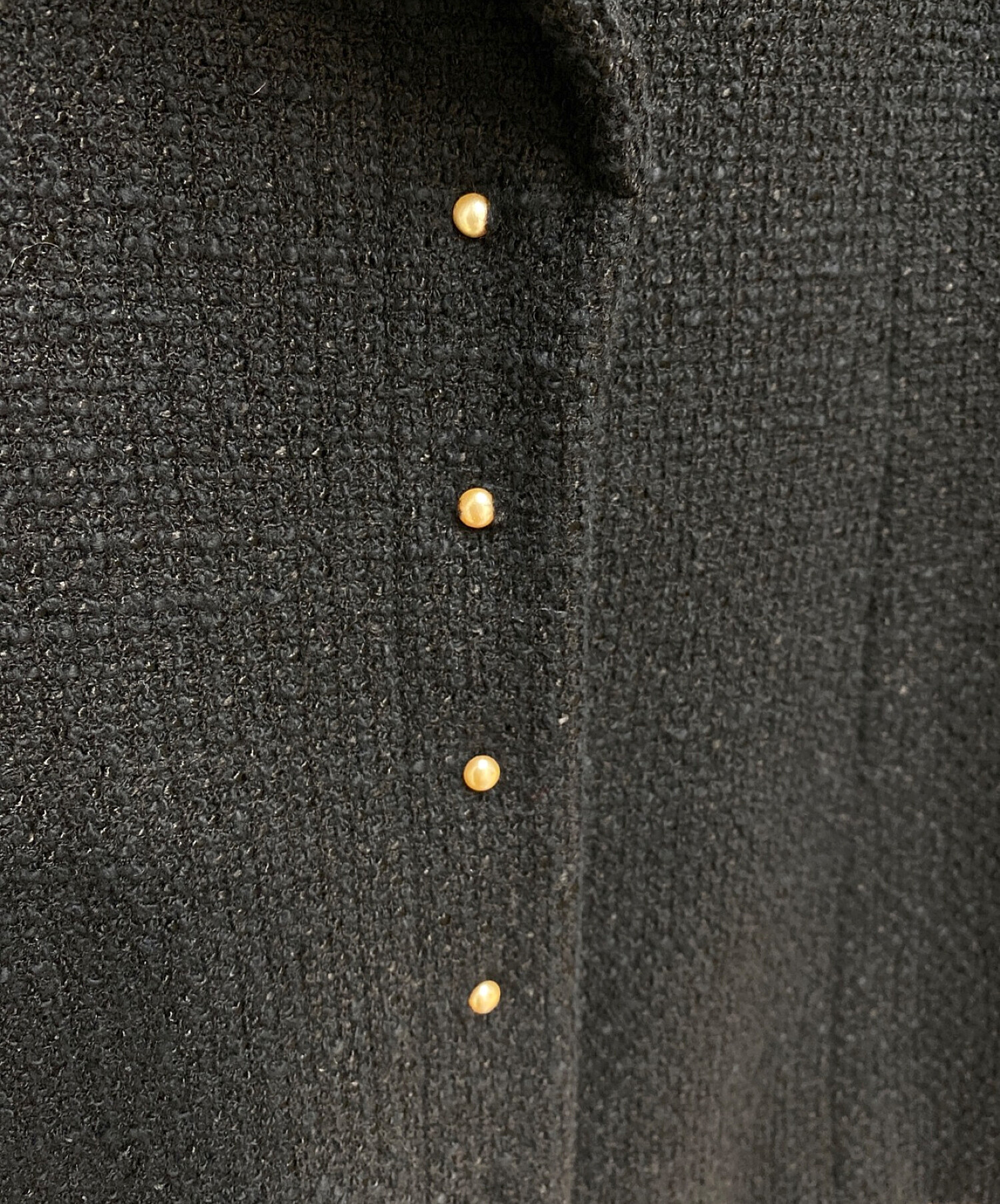 中古・古着通販】CHANEL (シャネル) ツイードジャケット ブラック