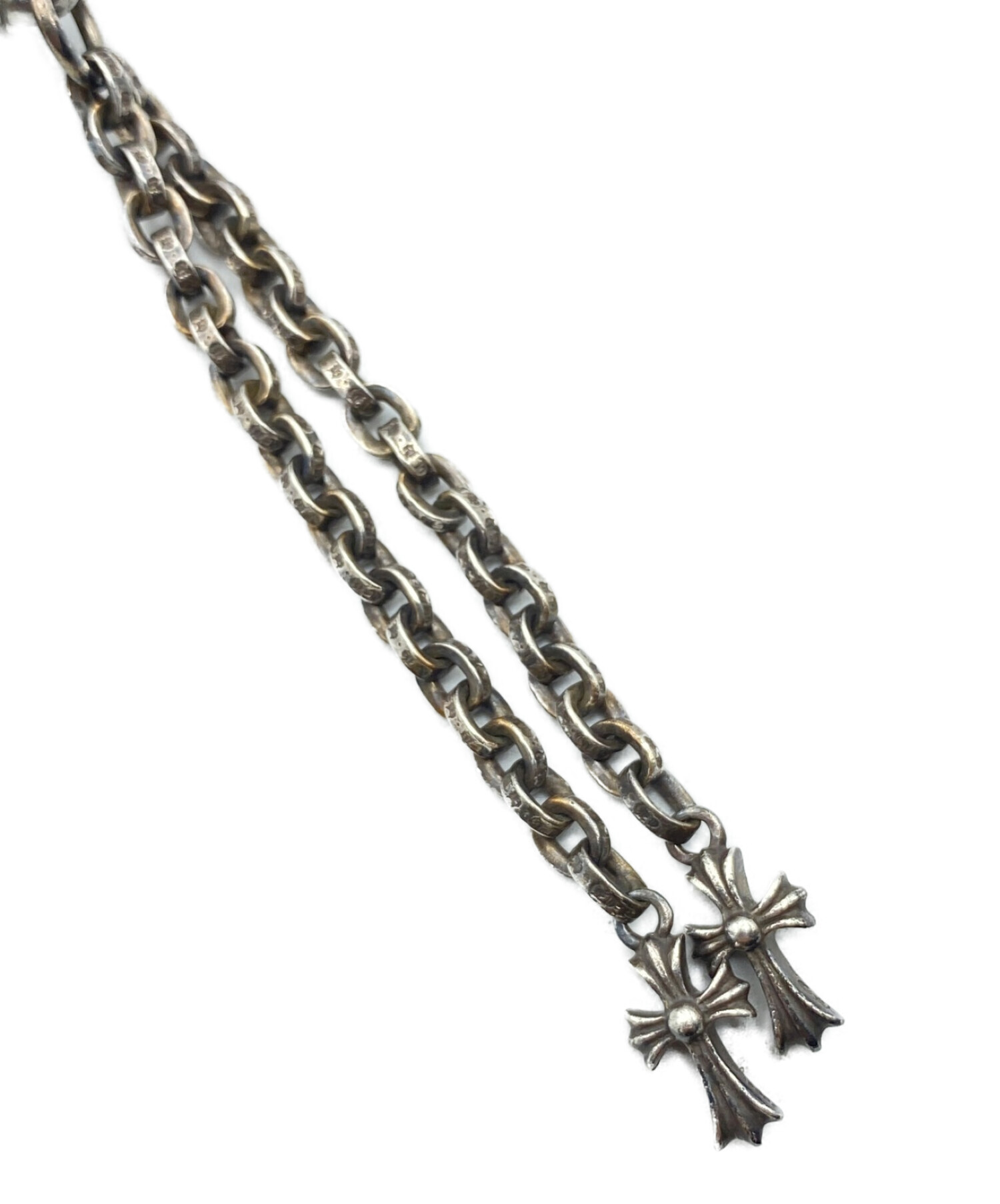 中古・古着通販】CHROME HEARTS (クロムハーツ) 3SIDE ZIP PYRMD STDS