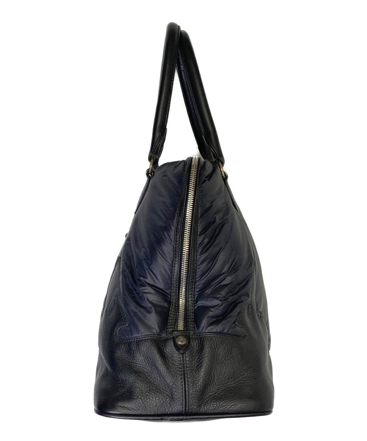 クロムハーツ ナイロンバッグ 黒 中古・古着通販】CHROME HEARTS (クロムハーツ) ナイロン切替 MO