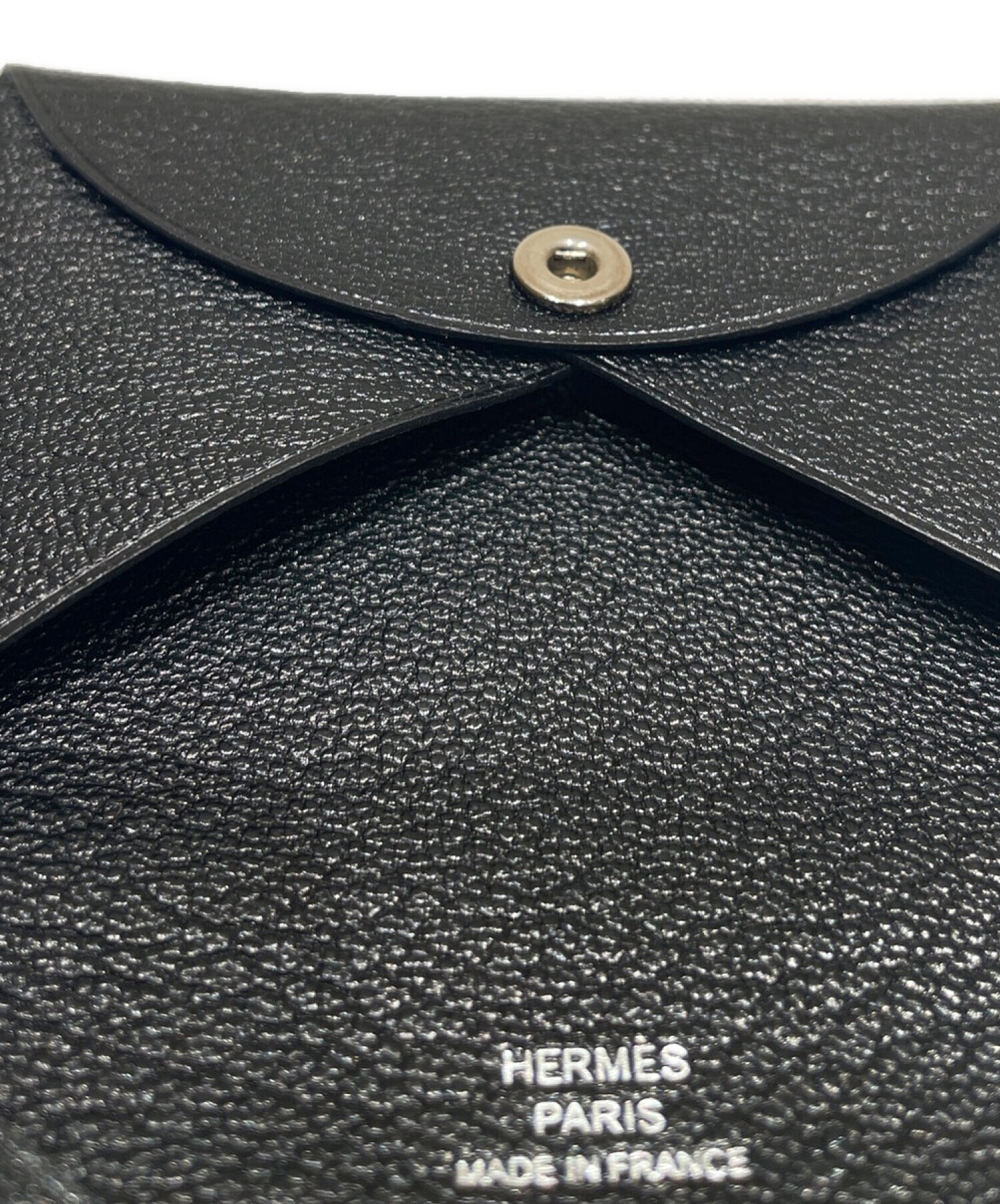 中古・古着通販】HERMES (エルメス) カルヴィ カードケース ノワール 