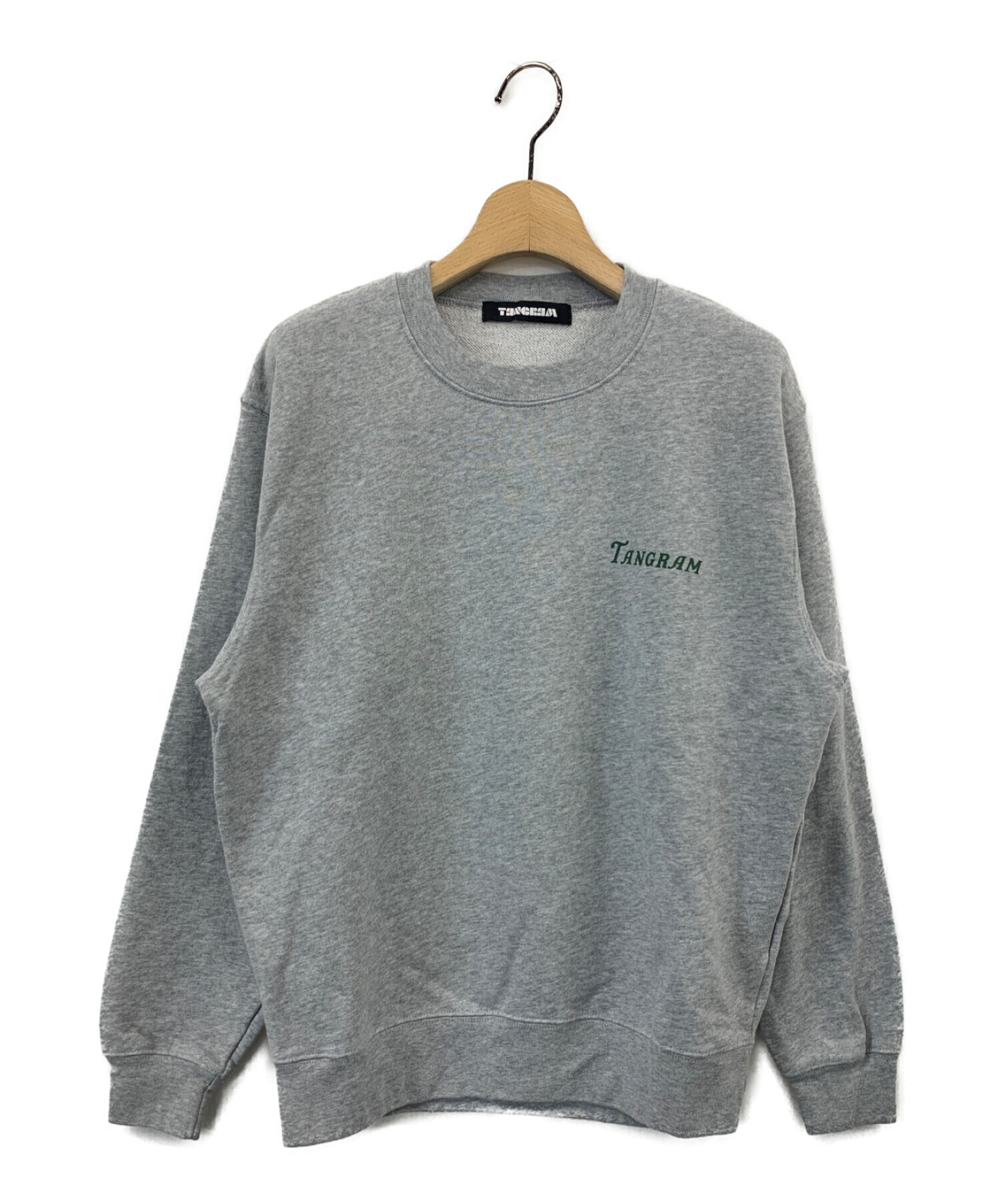 タングラム クラブハウスコラボ Sサイズ　グレー 中古・古着通販】TANGRAM (タングラム) スウェット グレー サイズ:S