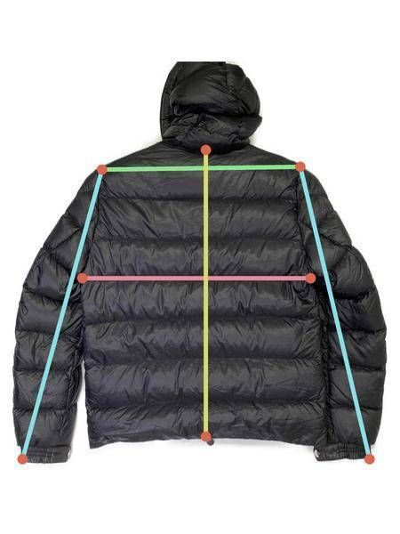 中古・古着通販】MONCLER (モンクレール) SASSIERE GIUBBOTTO ブラック